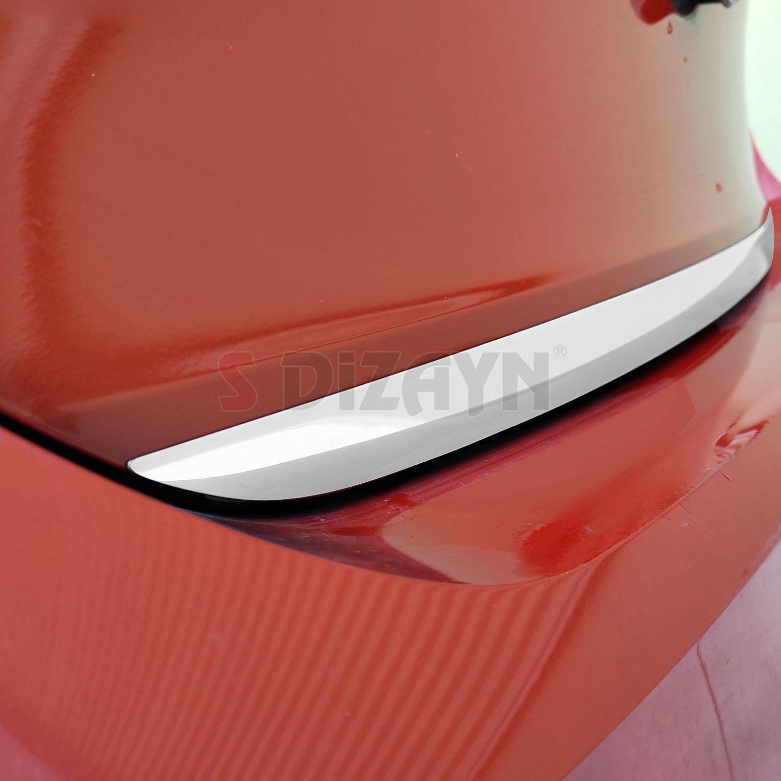 S-Dizayn Opel Corsa F Krom Bagaj Alt Çıtası 2019 Üzeri