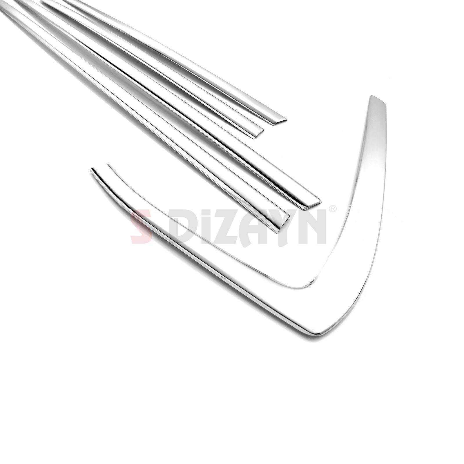 S-Dizayn Opel Corsa F Krom Cam Çıtası 6 Prç. 2019 Üzeri