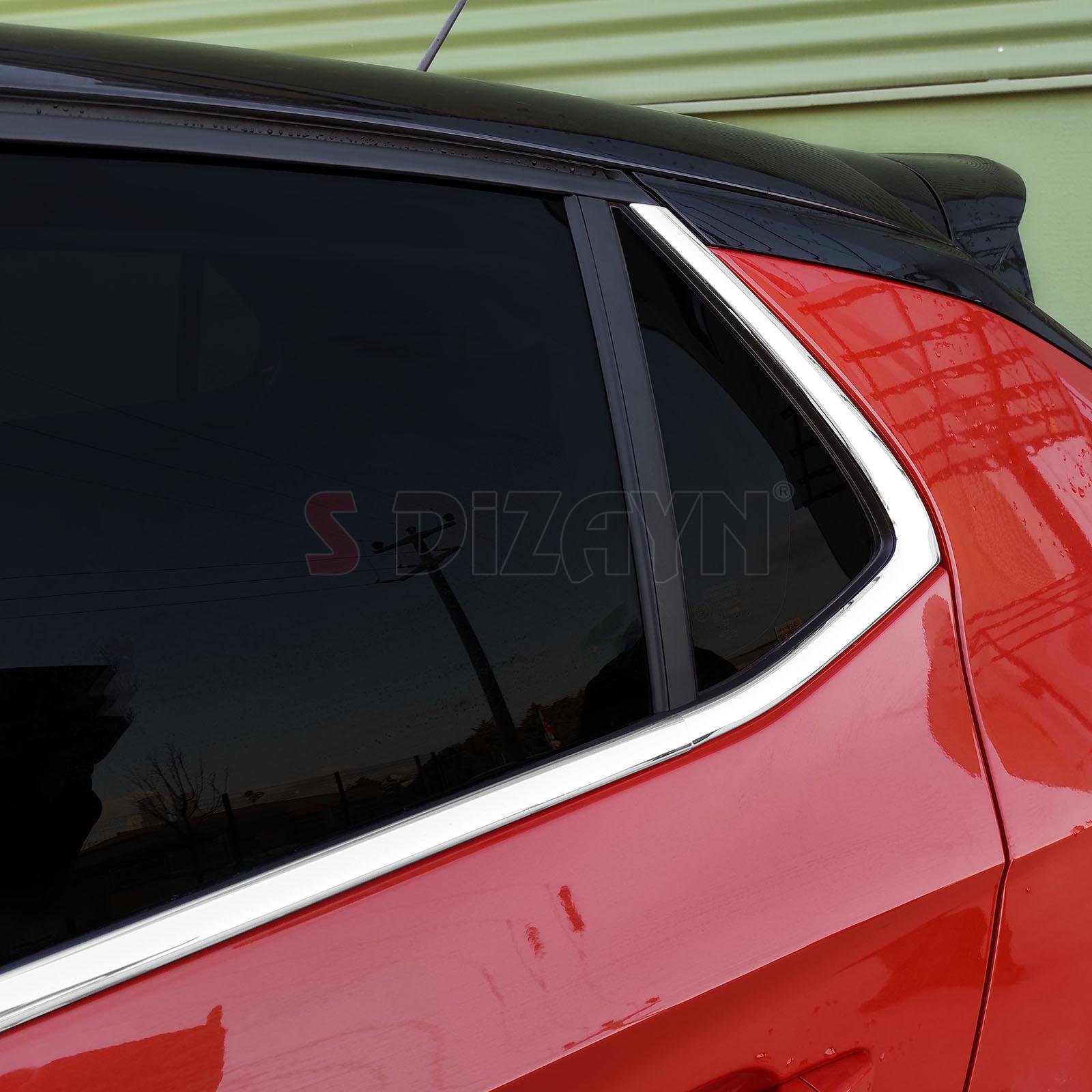 S-Dizayn Opel Corsa F Krom Cam Çıtası 6 Prç. 2019 Üzeri