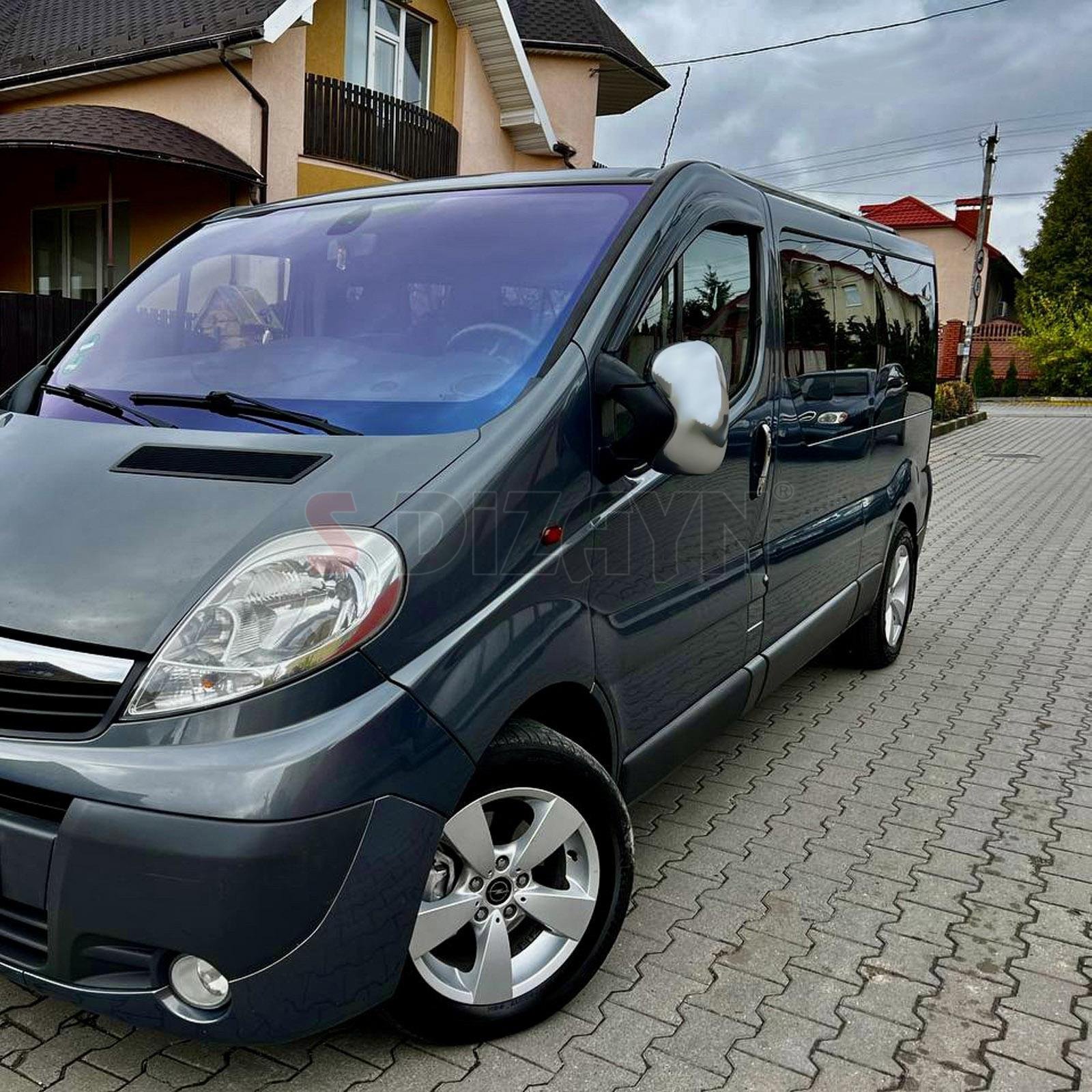 S-Dizayn Opel Vivaro ABS Krom Ayna Kapağı 2 Prç 2010-2014