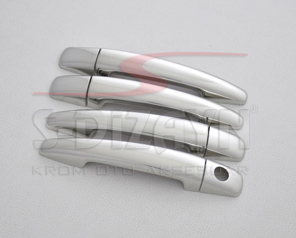 S-Dizayn Peugeot 2008 Krom Kapı Kolu 4 Kapı 2013-2019