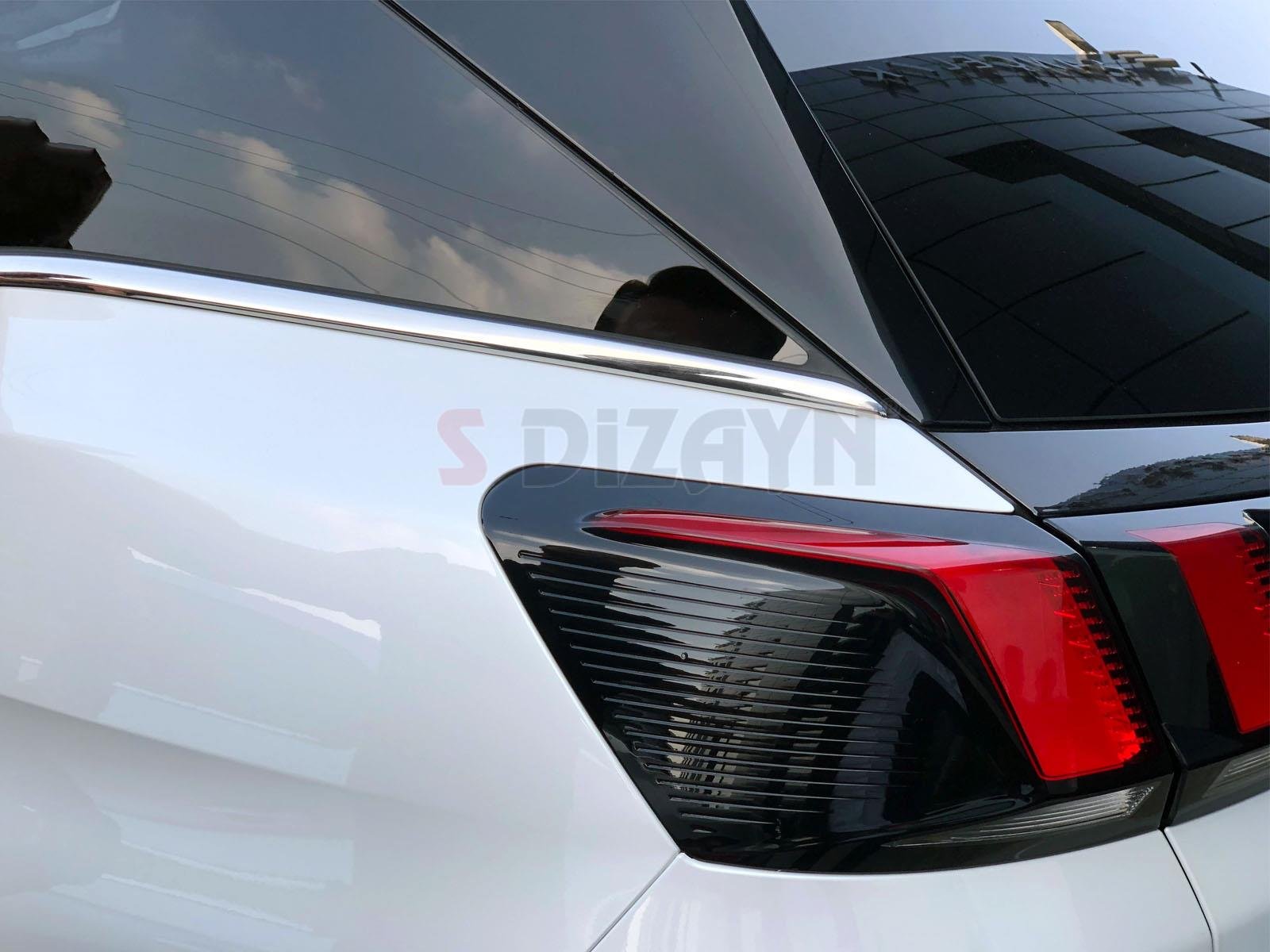 S-Dizayn Peugeot 3008 Krom Cam Çıtası 8 Prç. 2016-2023