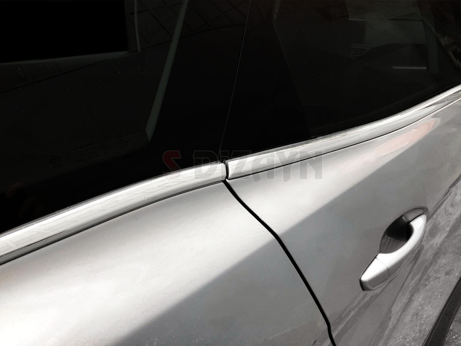 S-Dizayn Peugeot 3008 Krom Cam Çıtası 8 Prç. 2016-2023