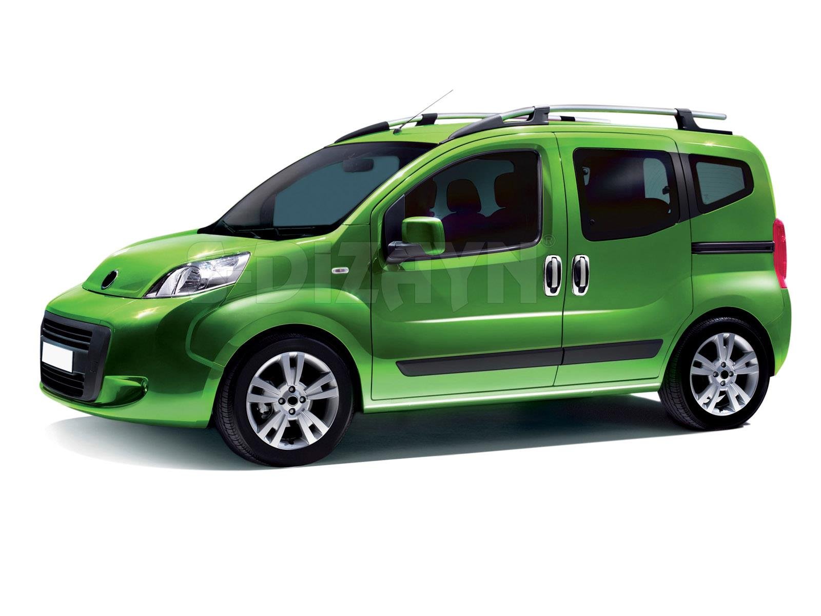 S-Dizayn Peugeot Bipper Krom Kapı Kolu 4 Kapı 8 Prç (Set) 2007-2017