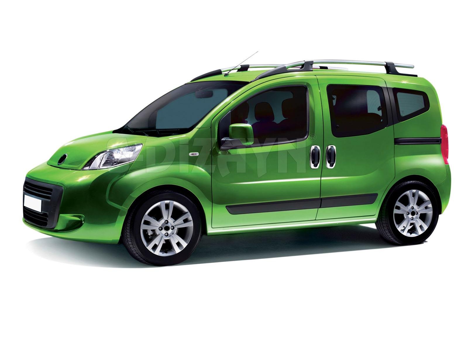 S-Dizayn Peugeot Bipper Krom Kapı Kolu Çerçevesi 5 Kapı 2007-2017