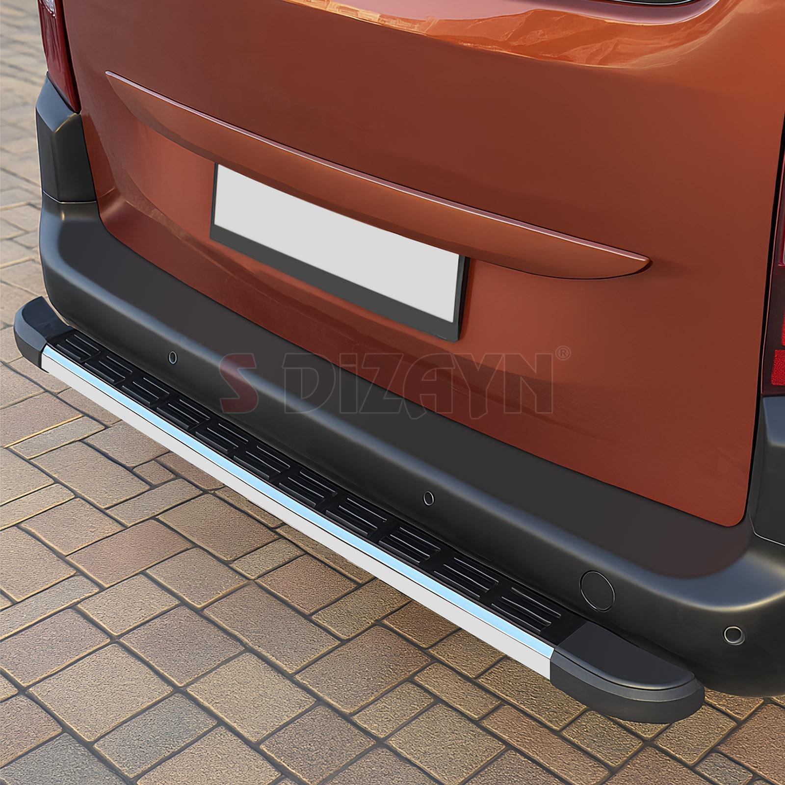 S-Dizayn Peugeot Partner 2 Tepee S-Line Krom Arka Koruma 2008-2018