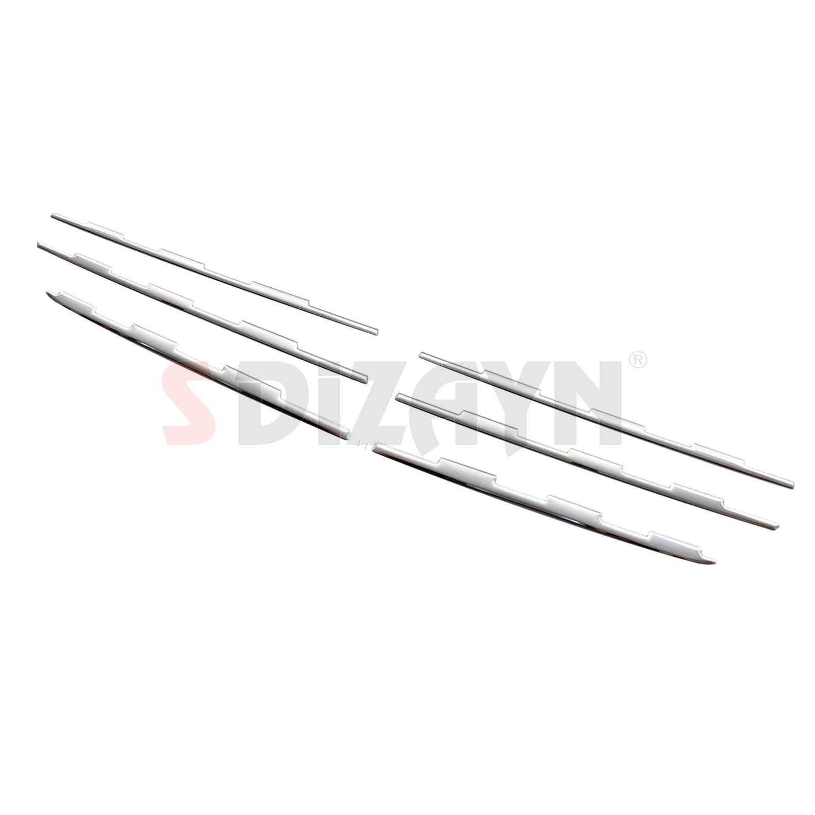 S-Dizayn Peugeot Rifter Krom Ön Panjur 6 Prç. 2019-2023