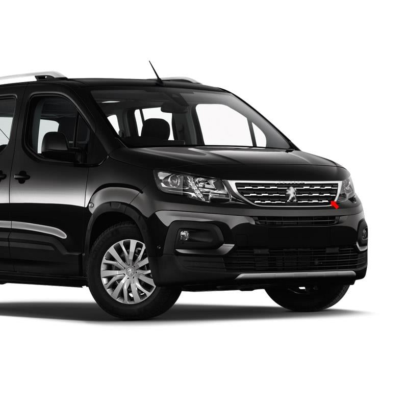 S-Dizayn Peugeot Rifter Krom Ön Panjur 6 Prç. 2019-2023
