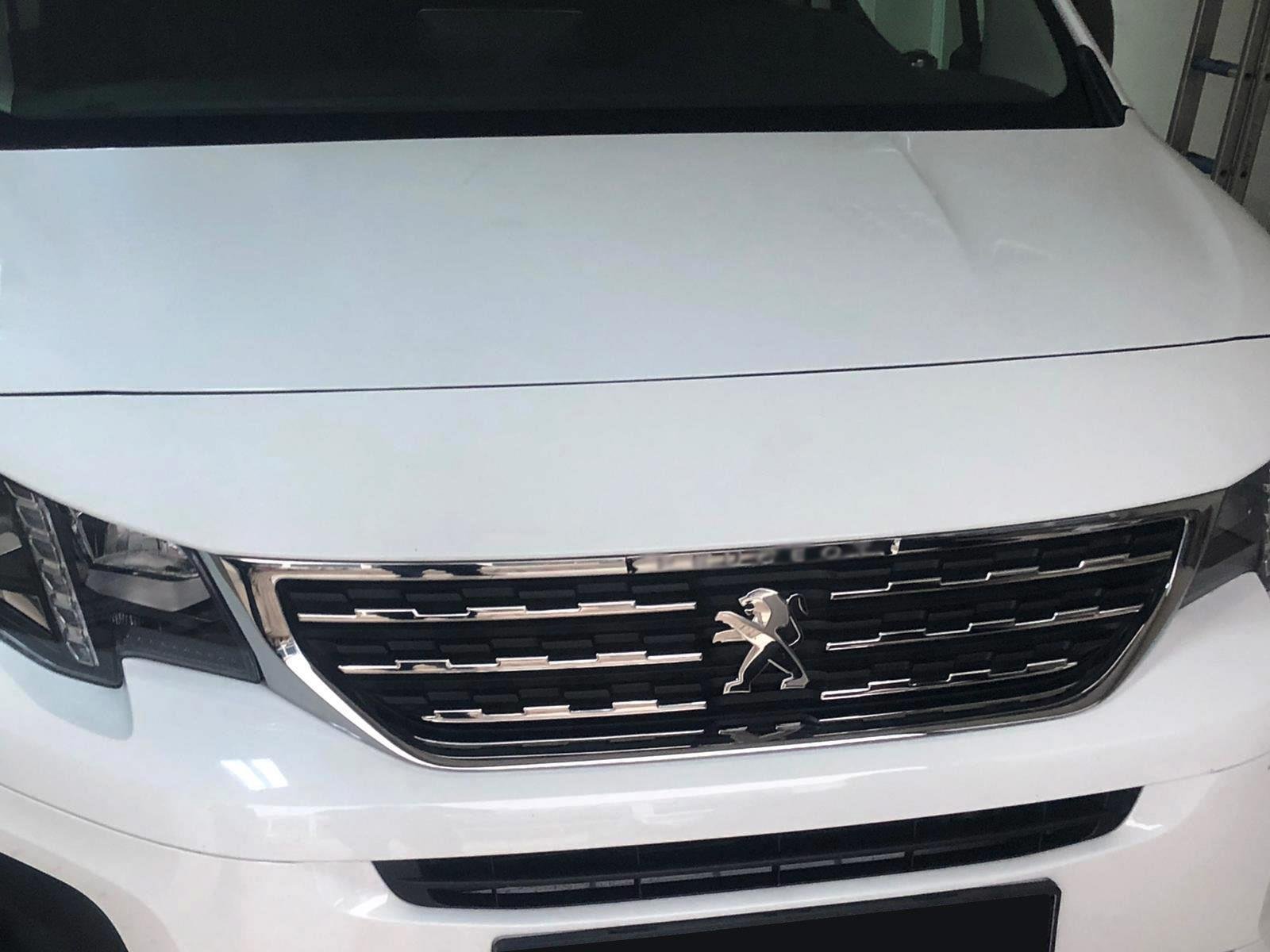 S-Dizayn Peugeot Rifter Krom Ön Panjur 6 Prç. 2019-2023