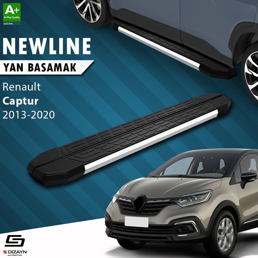 S-Dizayn Renault Captur NewLine Krom Yan Basamak 173 Cm 2013-2020 A+ Kalite
