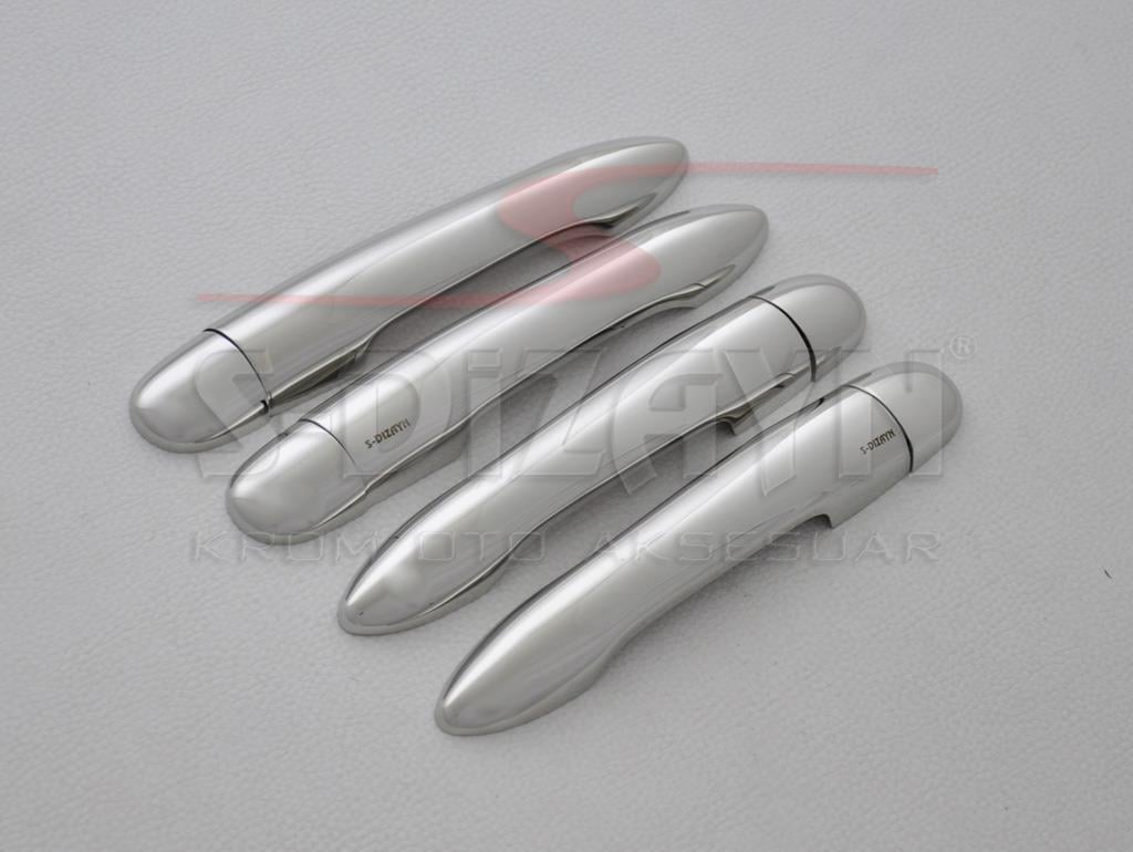 S-Dizayn Renault Clio 3 HB Krom Kapı Kolu 4 Kapı 2006-2012