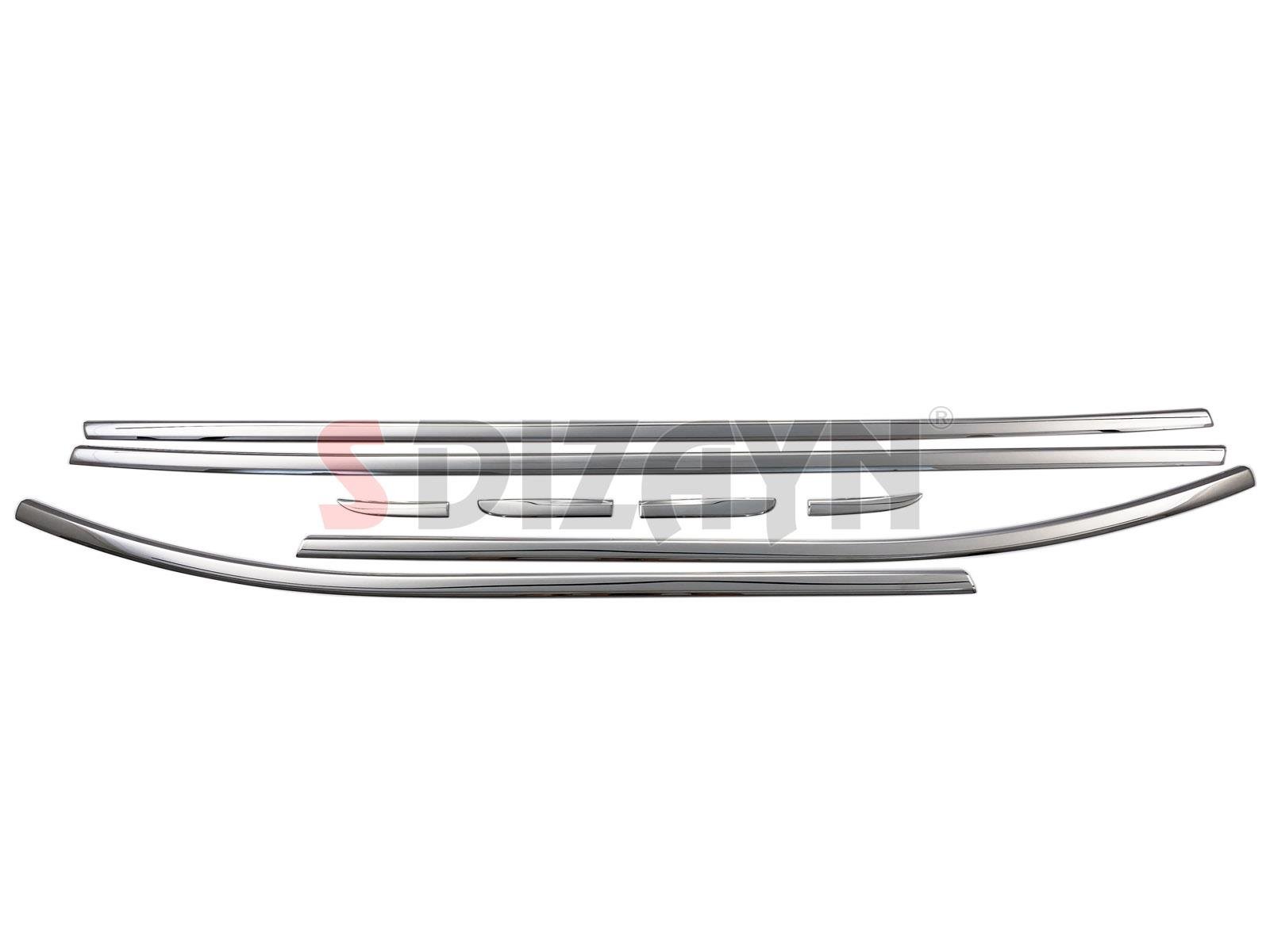 S-Dizayn Renault Clio 4 HB Krom Cam Çıtası 8 Prç. 2012-2019