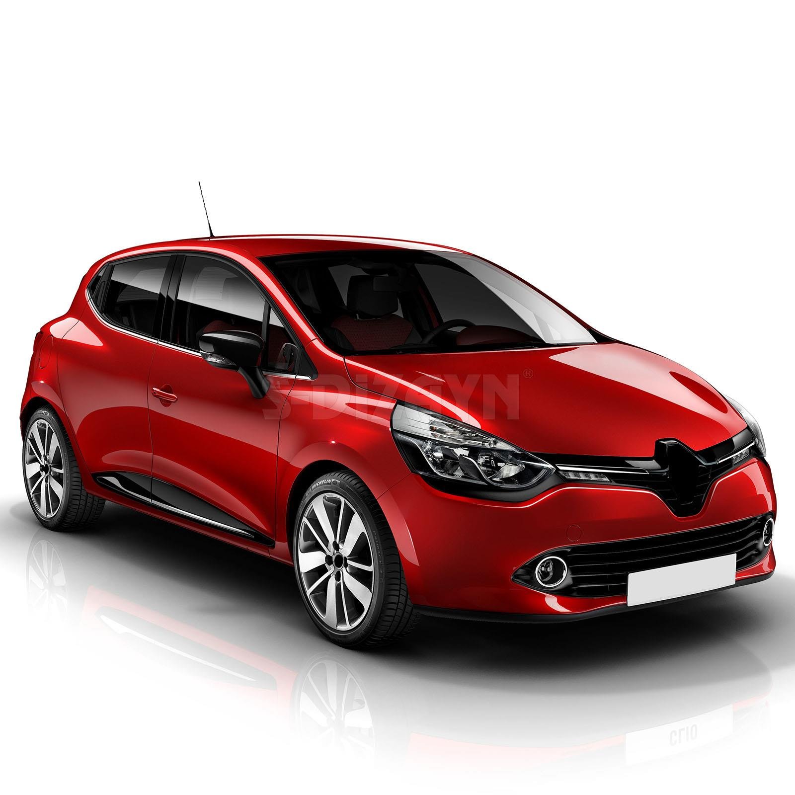 S-Dizayn Renault Clio 4 HB Krom Cam Çıtası 8 Prç. 2012-2019