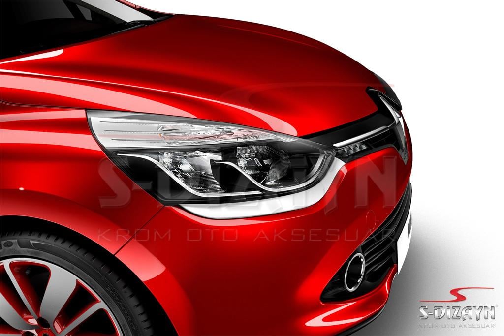 S-Dizayn Renault Clio 4 HB Krom Far Alt Çıtası 2012-2016