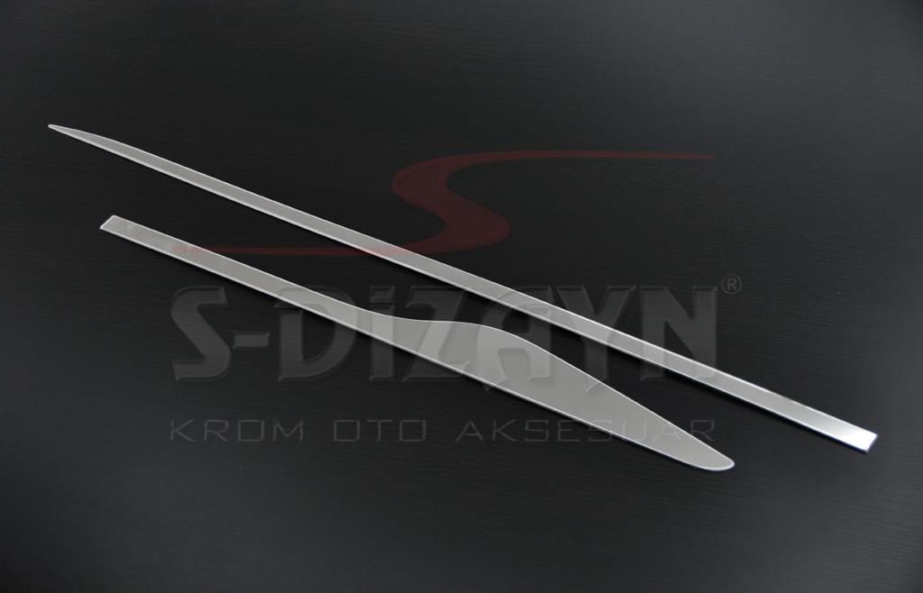 S-Dizayn Renault Clio 4 Sporttourer Krom Yan Kapı Çıtası 4 Prç. 2012-2019