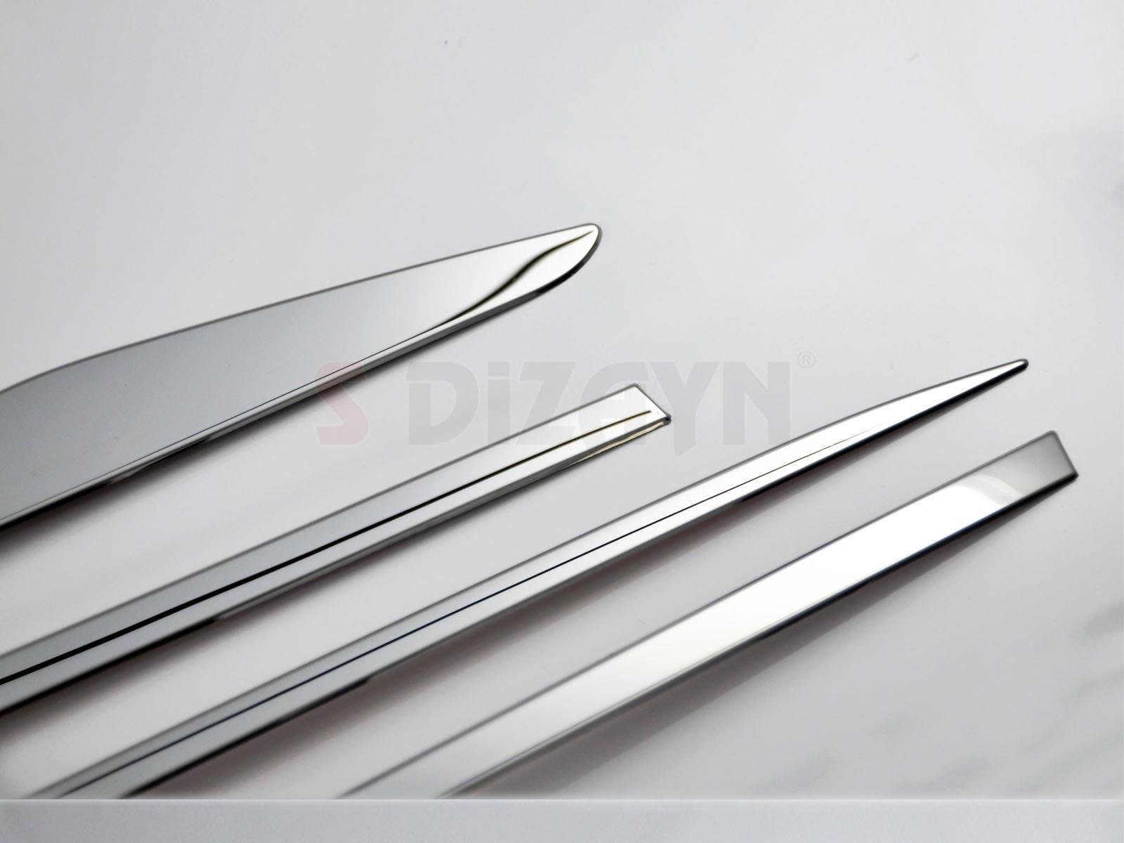 S-Dizayn Renault Clio 4 Sporttourer Krom Yan Kapı Çıtası 4 Prç. 2012-2019