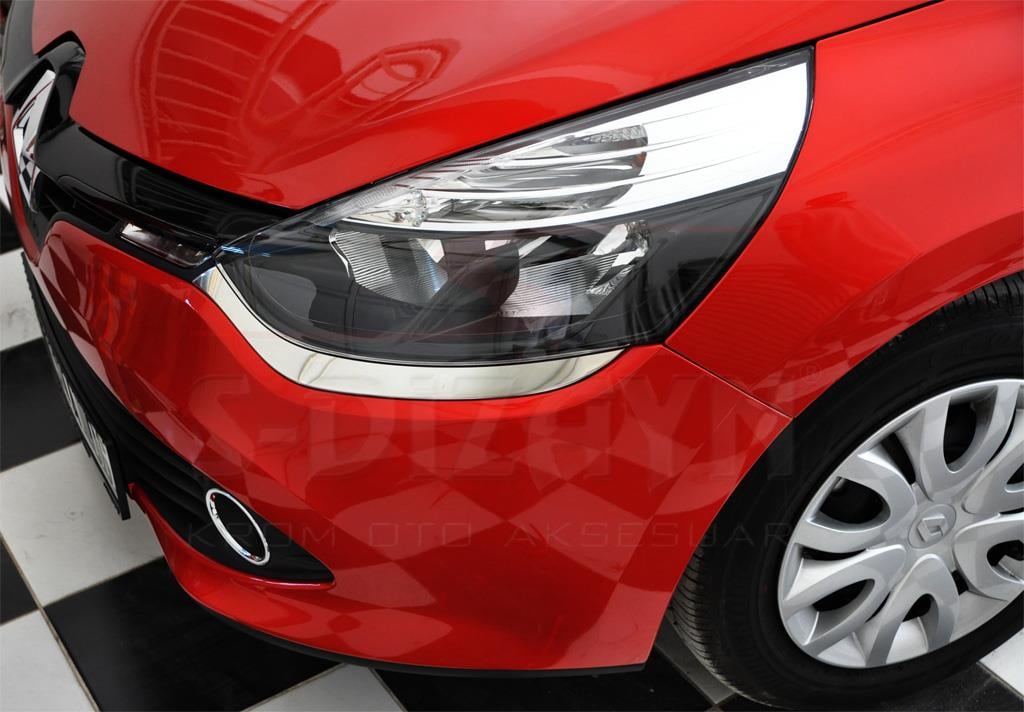 S-Dizayn Renault Clio 4 Sporttourer Krom Far Alt Çıtası 2 Prç. 2012-2016