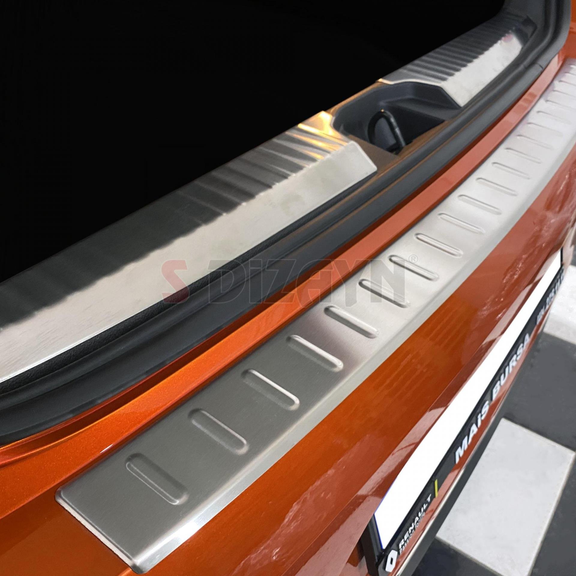 S-Dizayn Renault Clio 5 Krom Arka Tampon Eşiği 2019 Üzeri