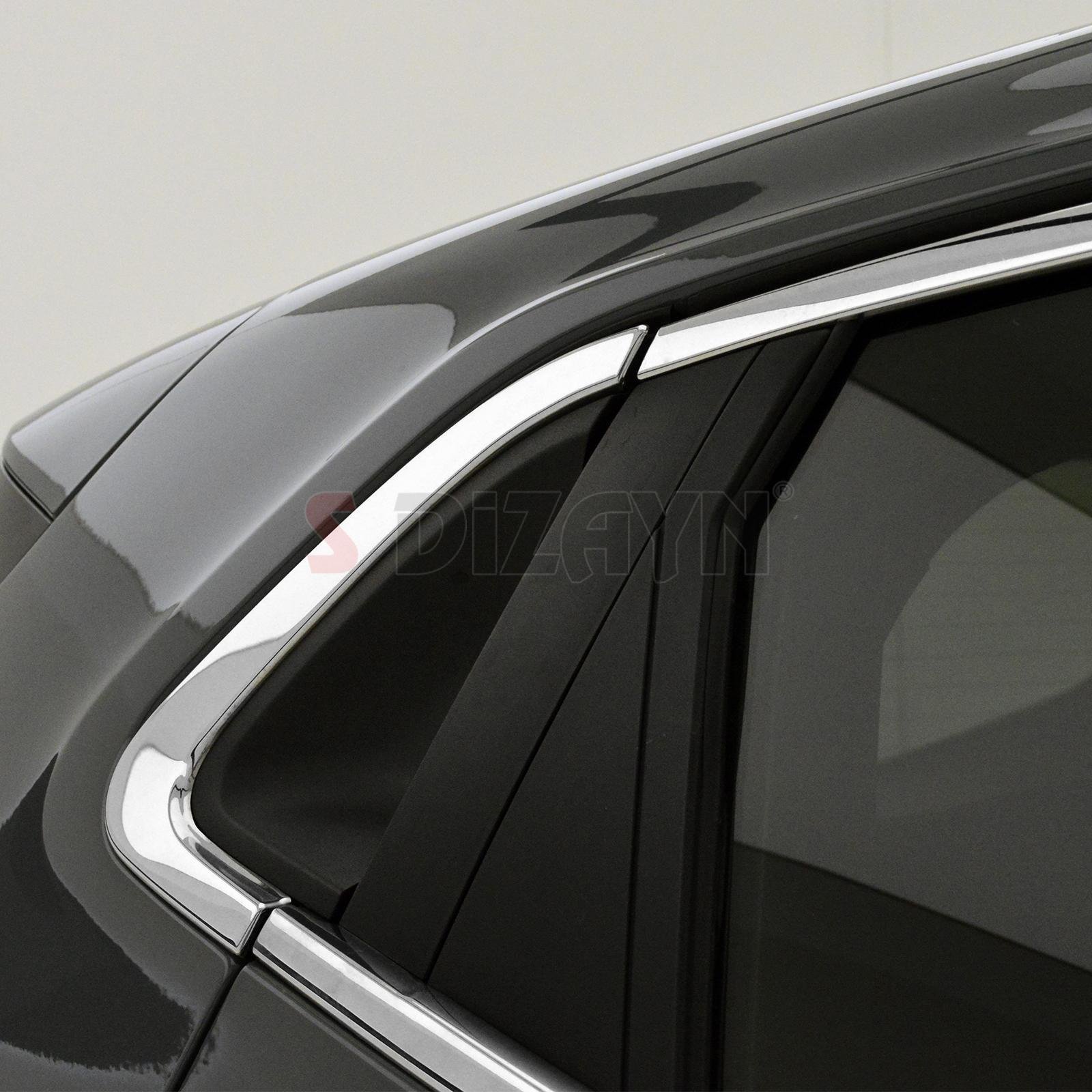 S-Dizayn Renault Clio 5 Krom Cam Çerçevesi 12 Prç. 2019 Üzeri A+ Kalite