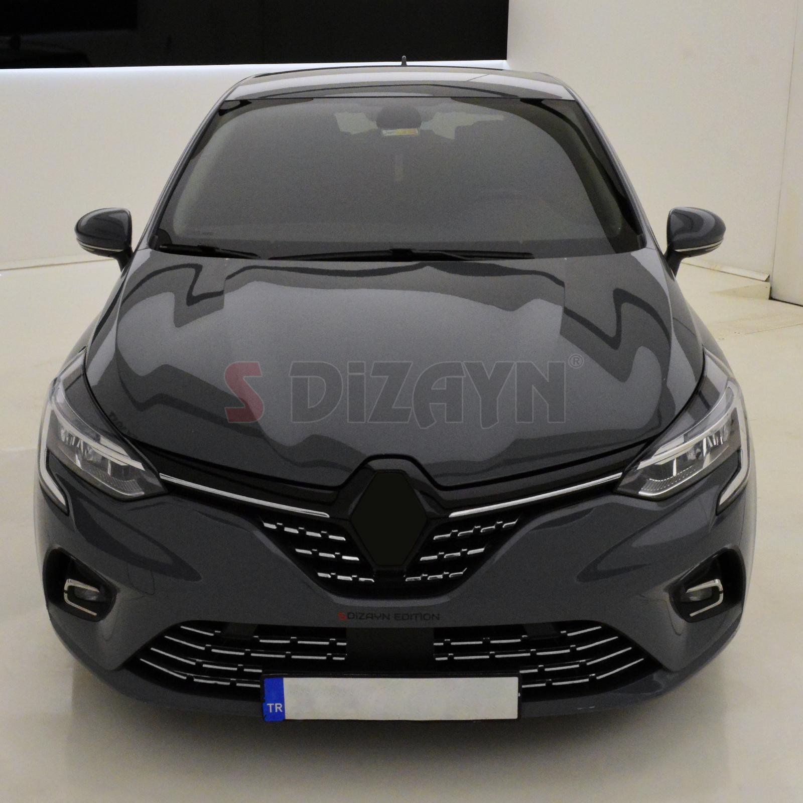 S-Dizayn Renault Clio 5 Krom Ön Tampon Çıtası 10 Prç. 2019 Üzeri