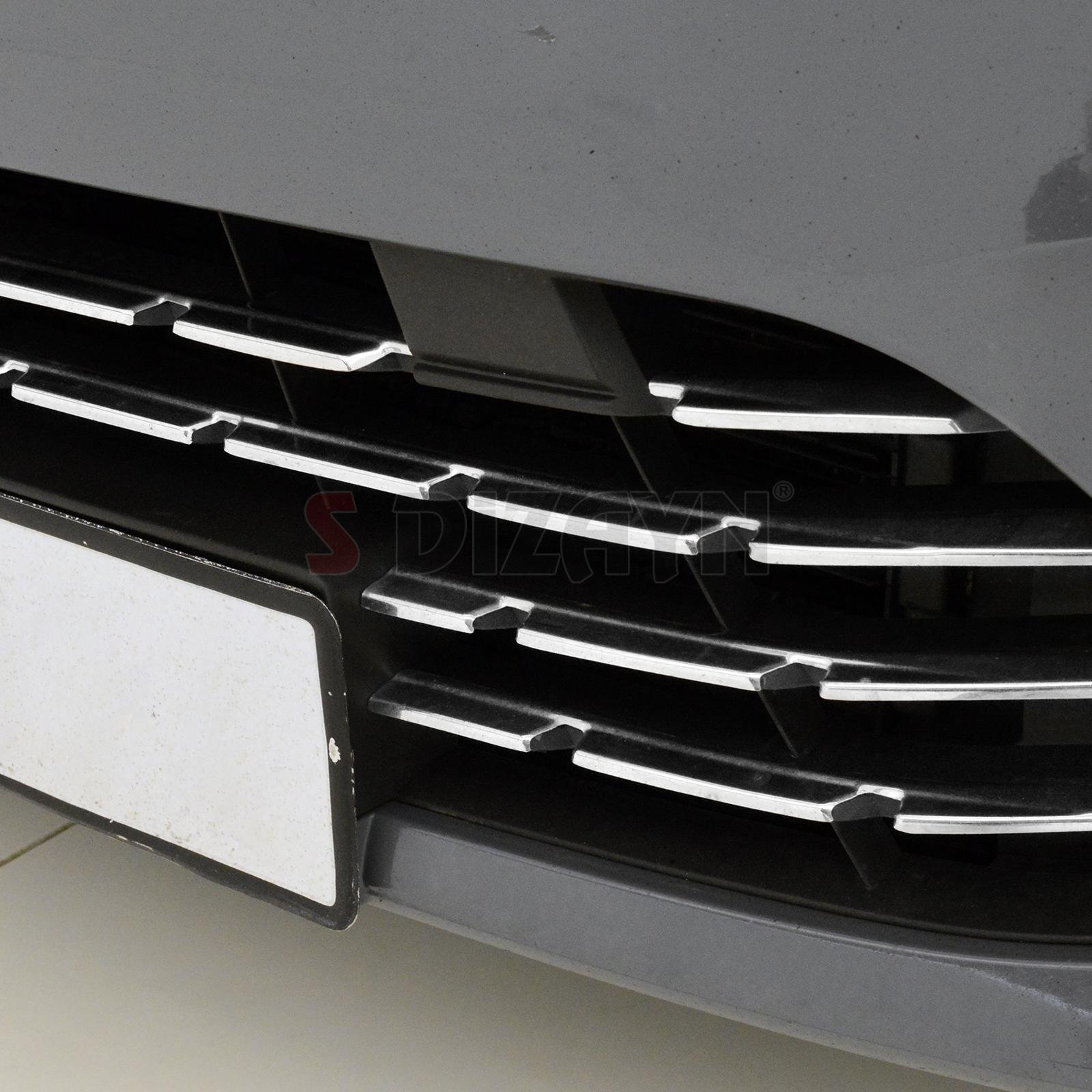 S-Dizayn Renault Clio 5 Krom Ön Tampon Çıtası 10 Prç. 2019 Üzeri