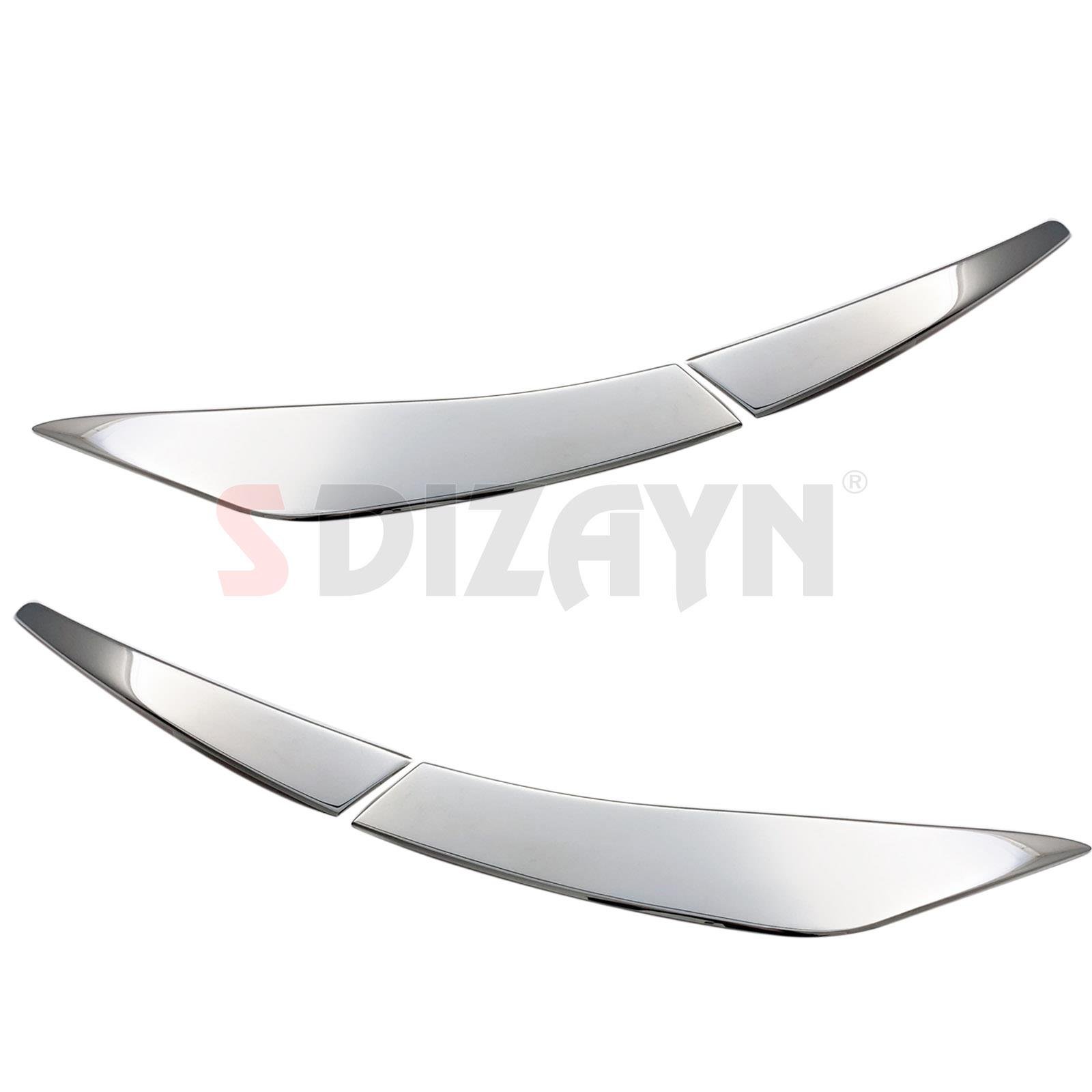 S-Dizayn Renault Clio 5 Krom Stop Üst Çıtası 4 Prç. 2019 Üzeri