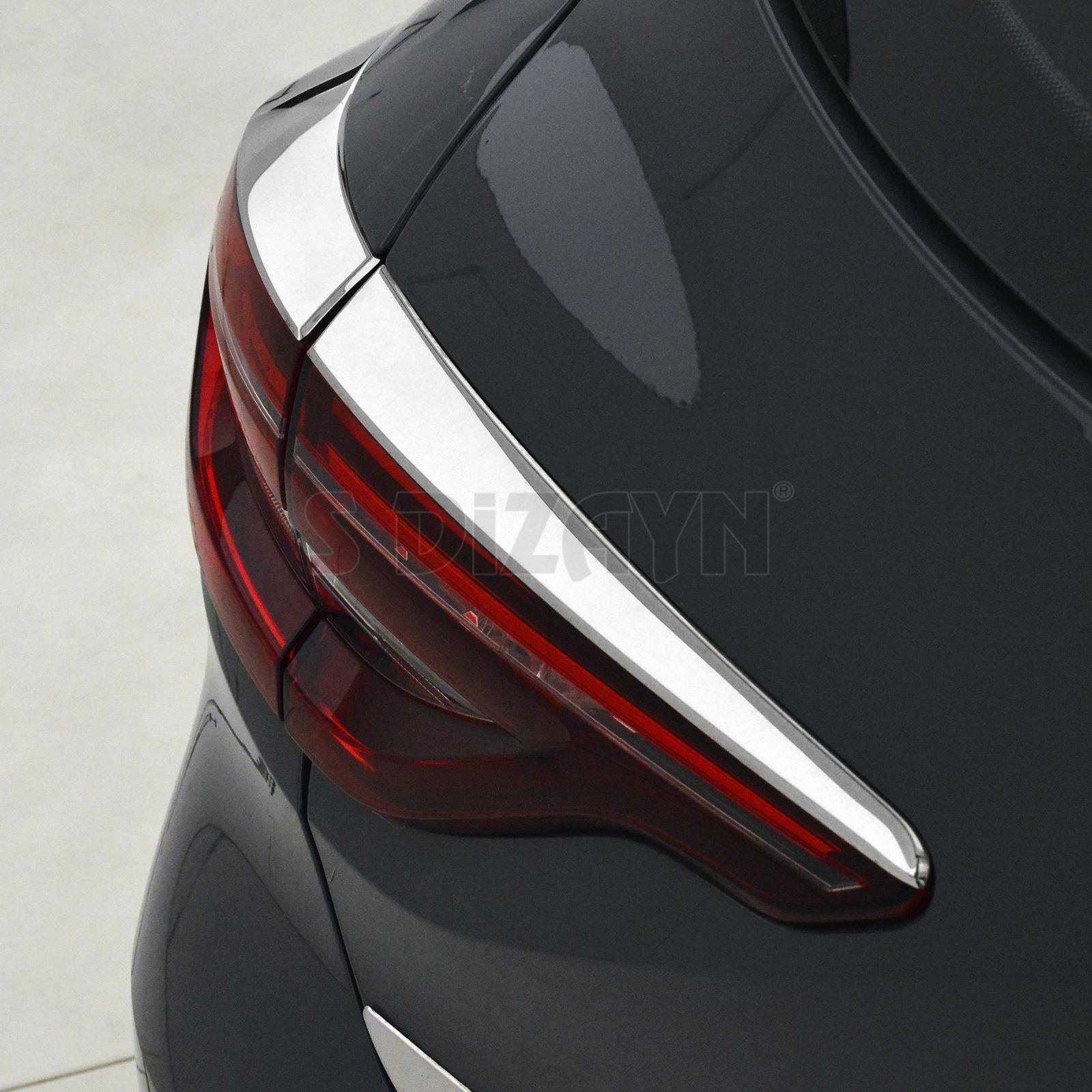 S-Dizayn Renault Clio 5 Krom Stop Üst Çıtası 4 Prç. 2019 Üzeri