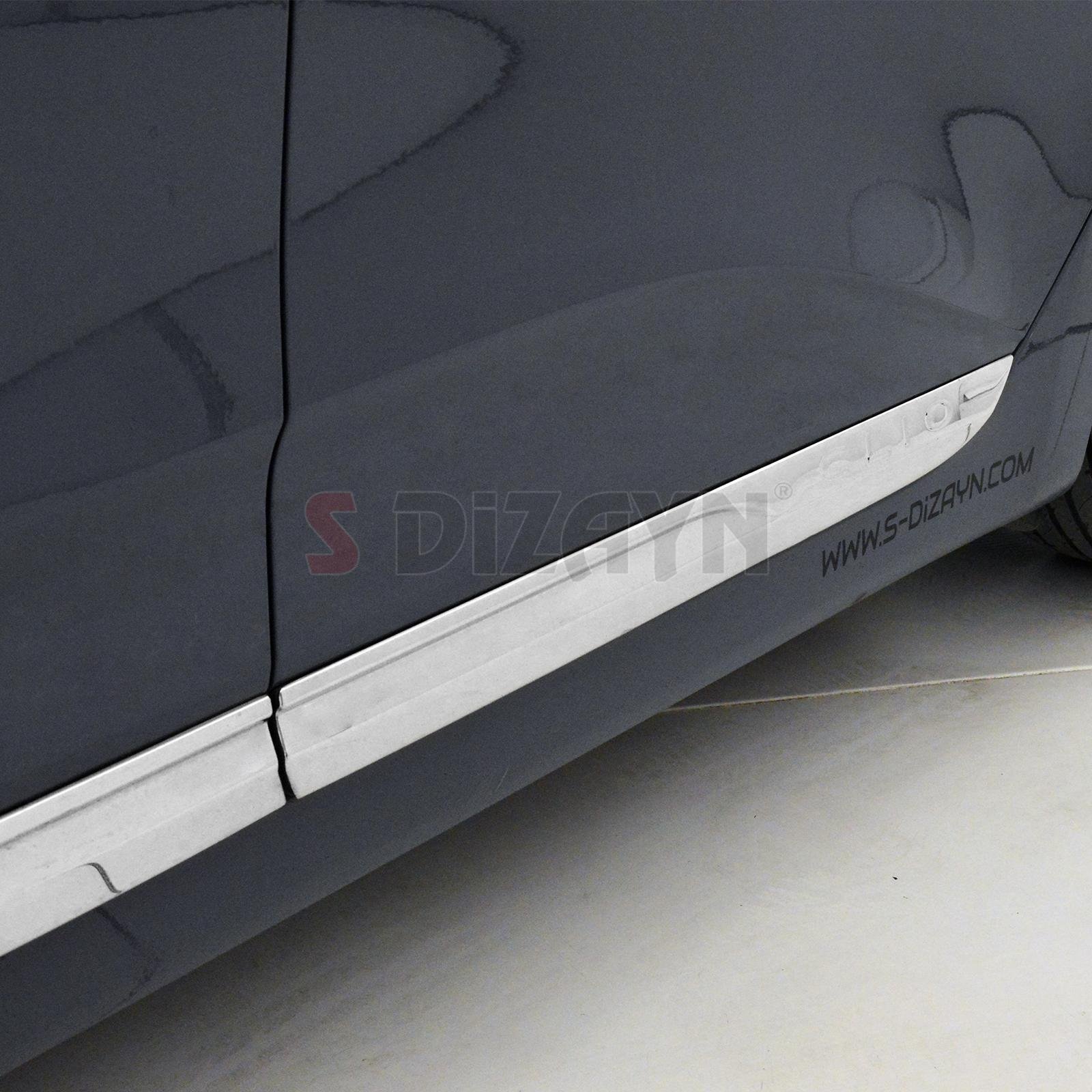 S-Dizayn Renault Clio 5 Krom Yan Kapı Çıtası 4 Prç. 2019 Üzeri