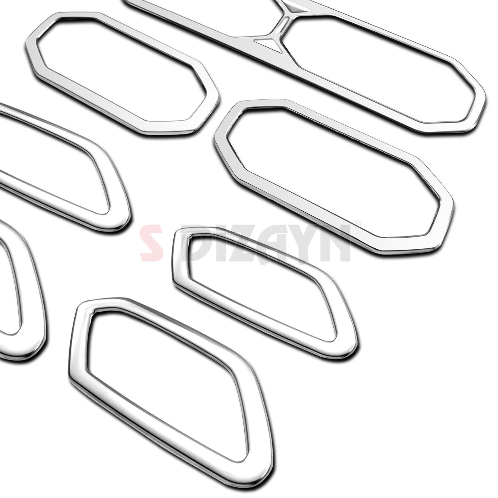 S-Dizayn Renault Duster Krom Havalandırma ve İç Kapı Kolu Çerçevesi 7 Prç. 2024 Üzeri (Parlak Krom) A+ Kalite