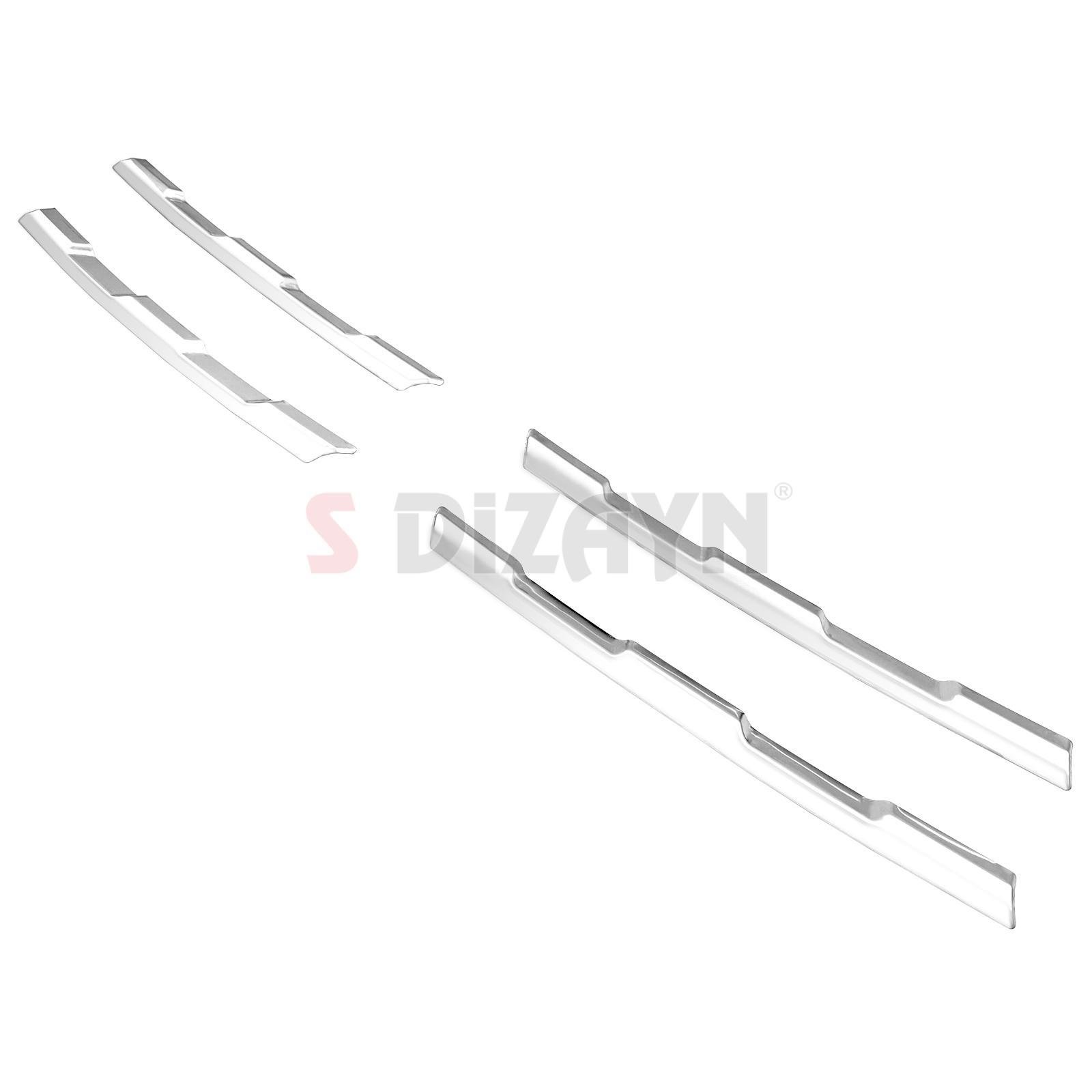 S-Dizayn Renault Express Krom Ön Panjur 4 Prç 2021 Üzeri