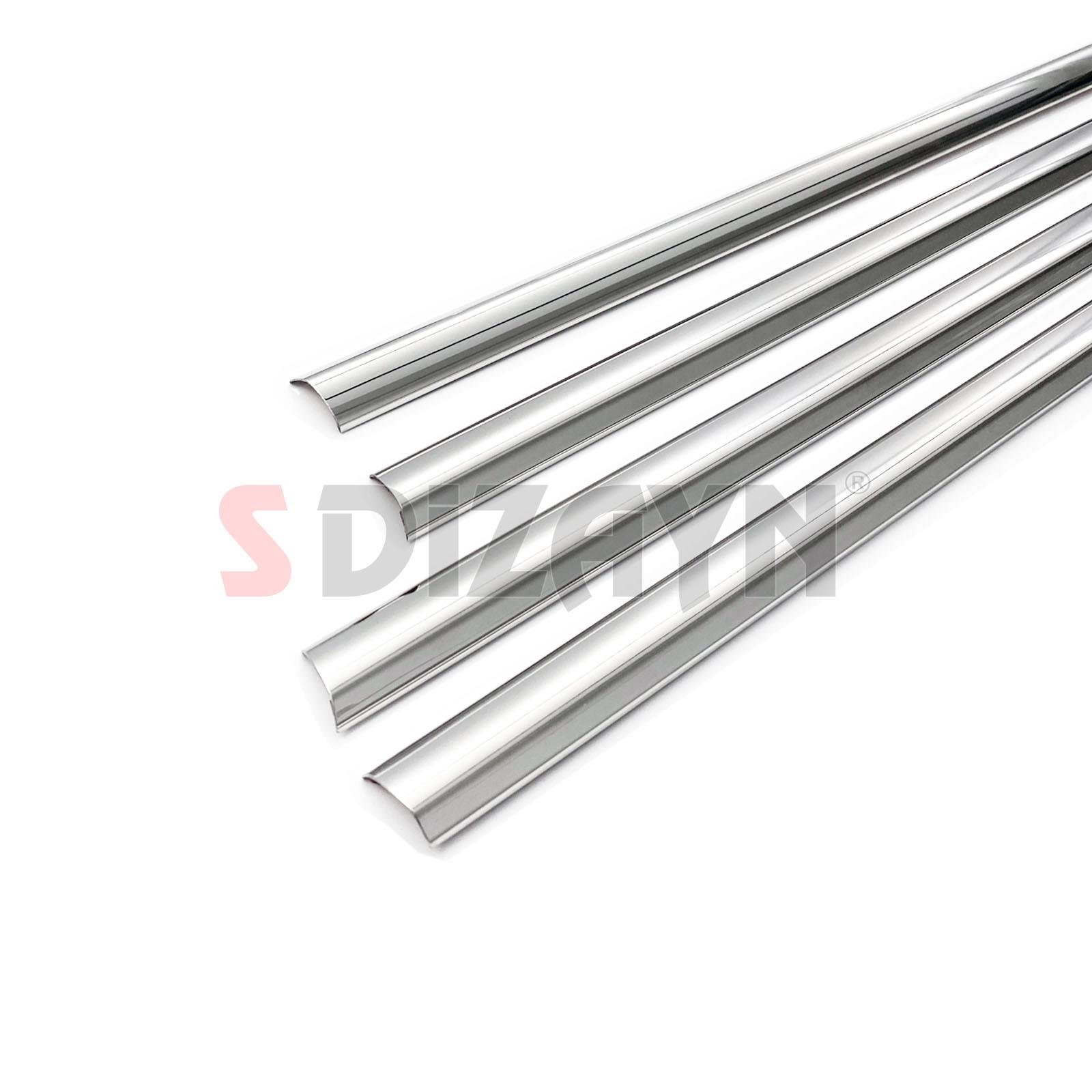 S-Dizayn Renault Fluence Krom Cam Çıtası 4 Prç 2010-2016