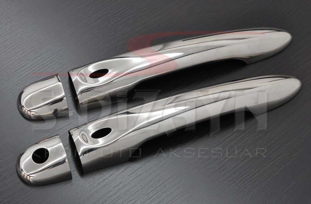 S-Dizayn Renault Megane 3 Krom Kapı Kolu 4 Kapı Sensörlü 2010-2016