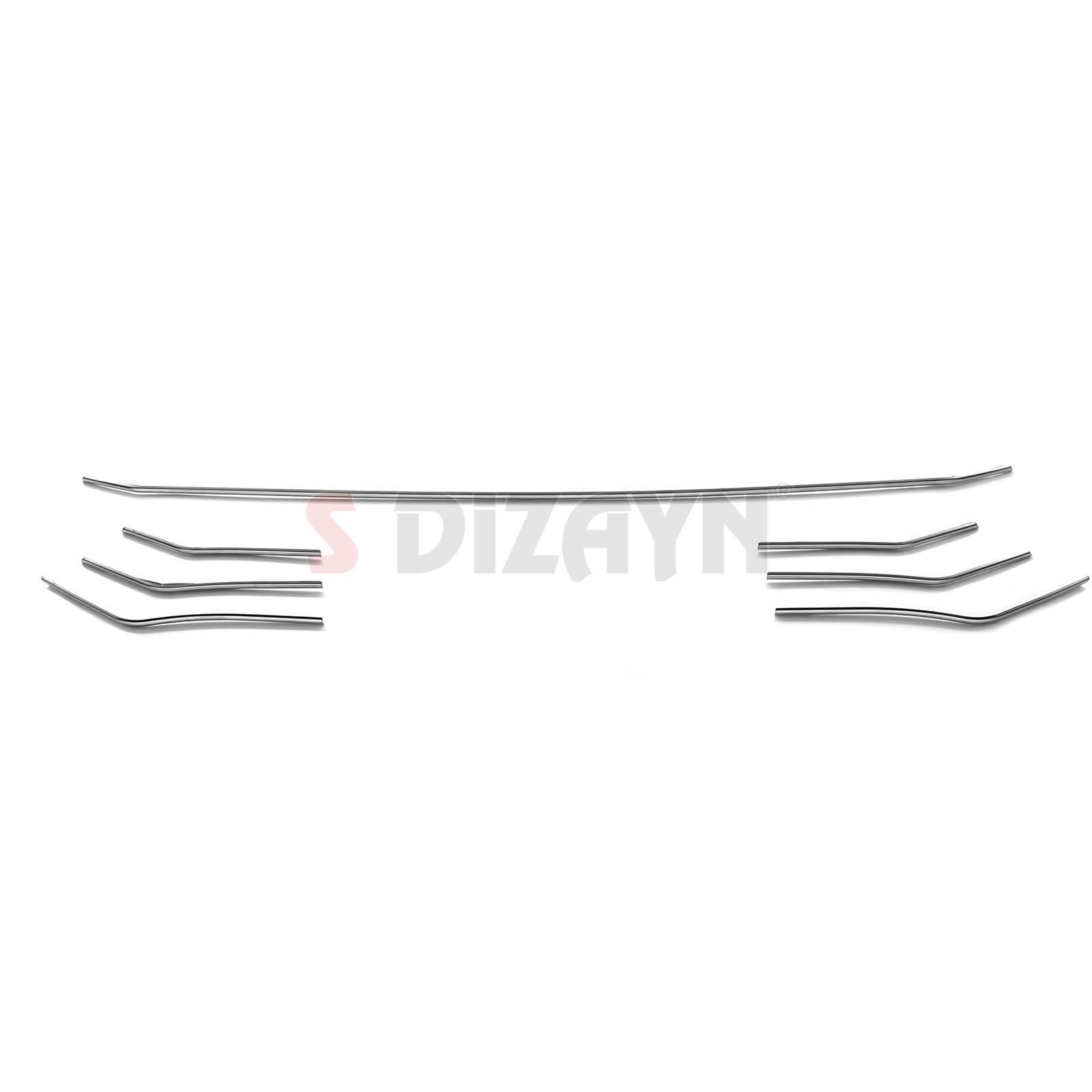 S-Dizayn Renault Megane 4 Krom Ön Tampon Çıtası 7 Prç. 2016 Üzeri