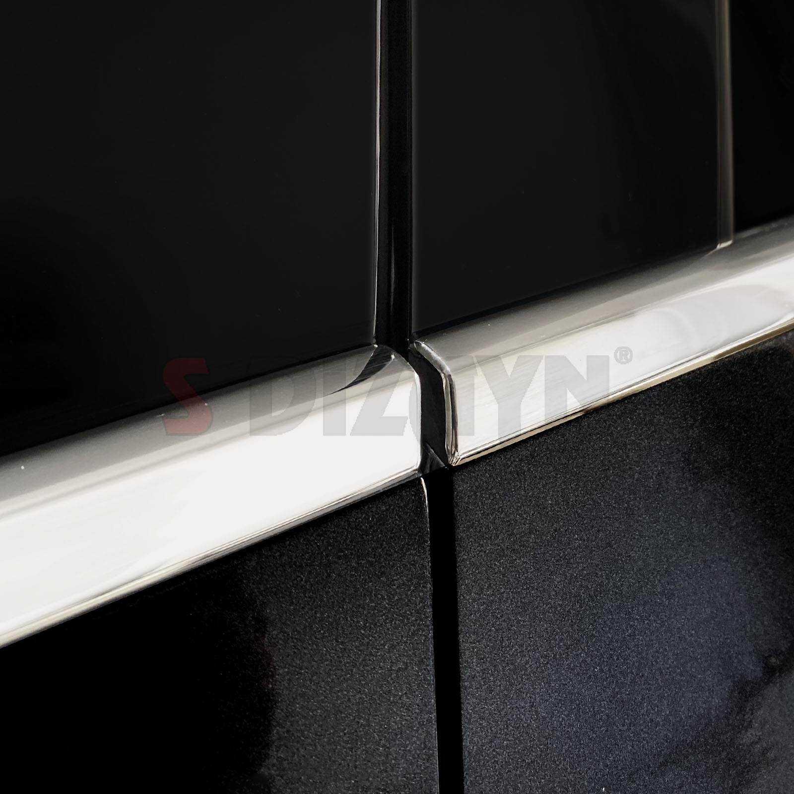 S-Dizayn Renault Megane 4 SD Krom Cam Çerçevesi 12 Prç. 2016 Üzeri A+ Kalite