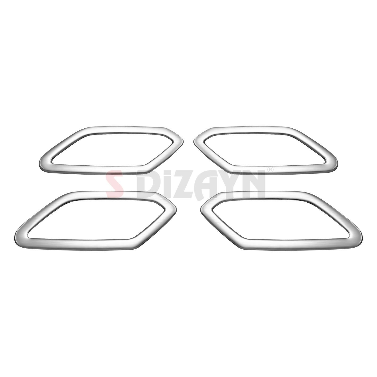 S-Dizayn Renault Taliant Krom İç Kapı Kolu Çerçevesi 4 Prç 2021 Üzeri A+ Kalite (Mat Krom)