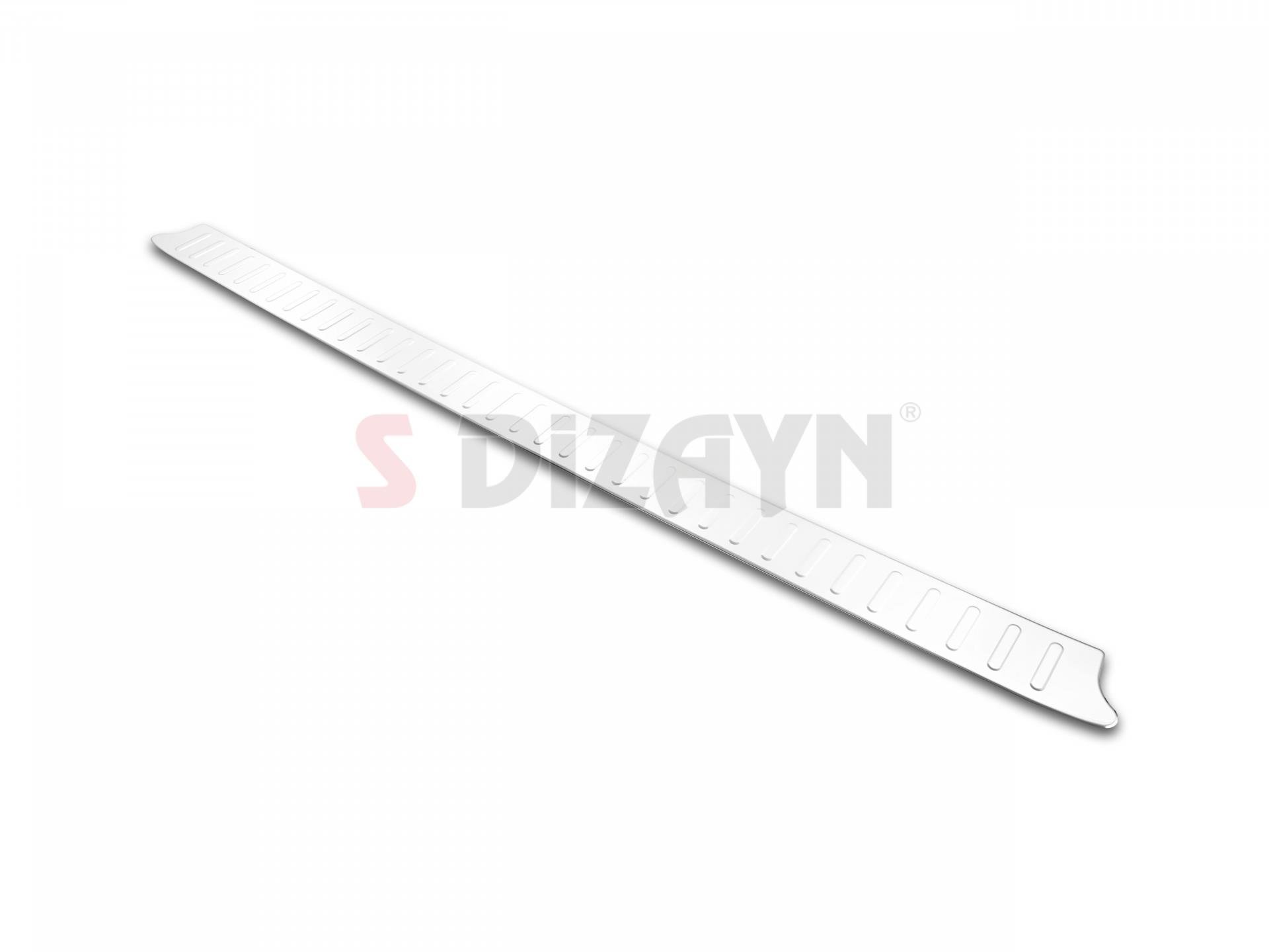 S-Dizayn Renault Trafic Krom Arka Tampon Eşiği Dar Model 2001-2014 A+ Kalite