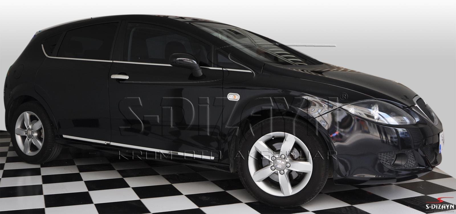 S-Dizayn Seat Leon Kapı Koruma Çıtası Krom 2006-2012
