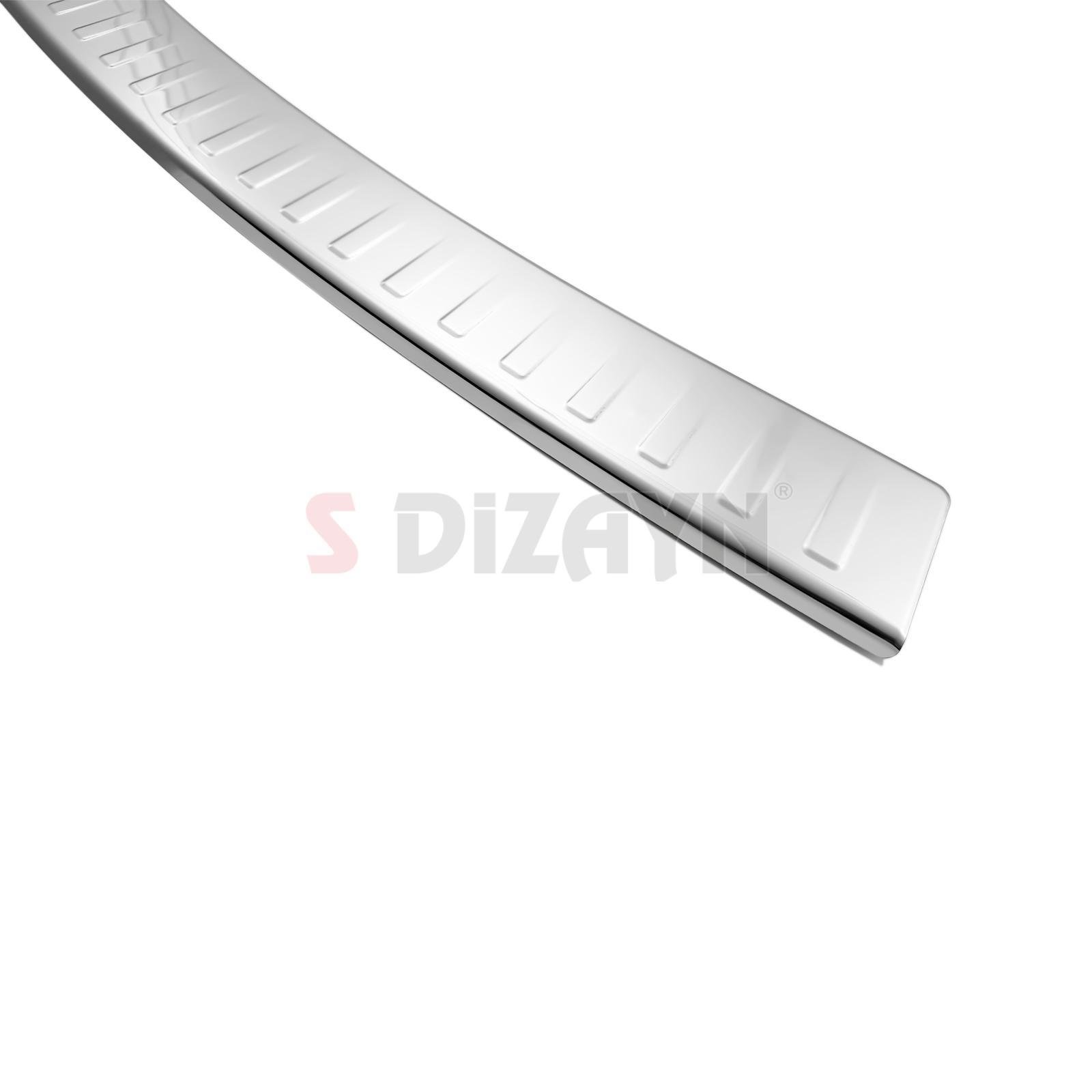 S-Dizayn Skoda Fabia 3 SW Krom Arka Tampon Eşiği 2014-2020