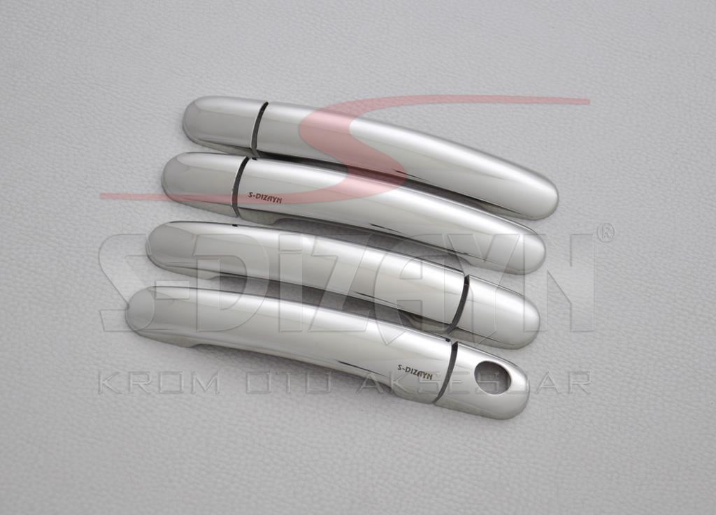 S-Dizayn Skoda Rapid Krom Kapı Kolu 4 Kapı 2013 Üzeri