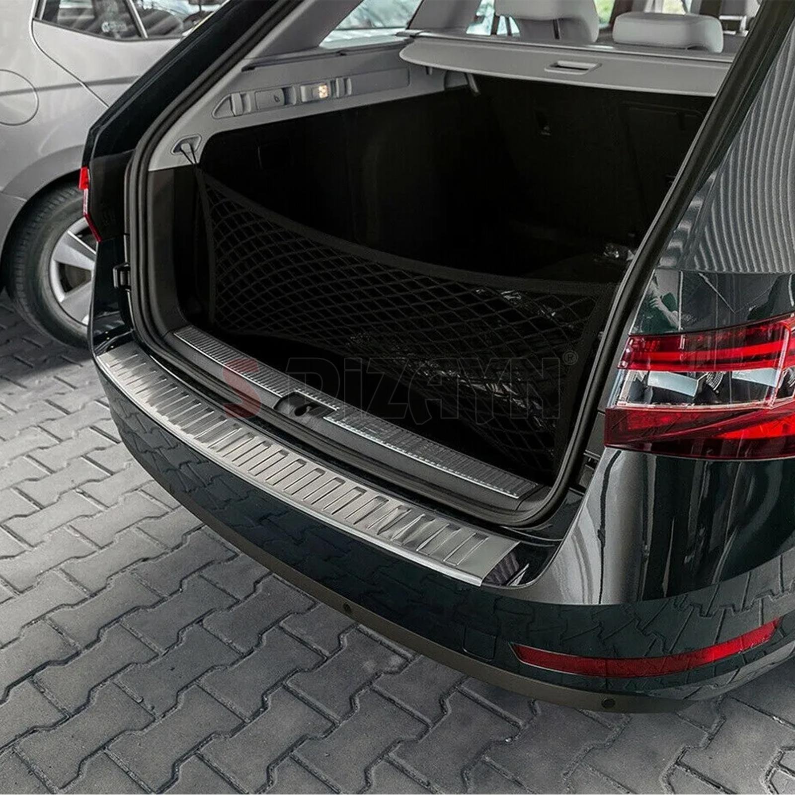 S-Dizayn Skoda SuperB B8 Makyajlı SW Krom Arka Tampon Eşiği 2019-2023