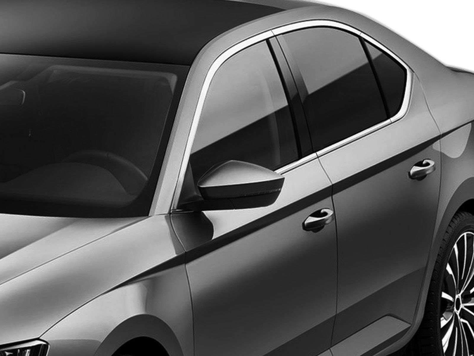 S-Dizayn Skoda Superb Krom Cam Çerçeve Seti 12 Prç 2015-2023 A+ Kalite