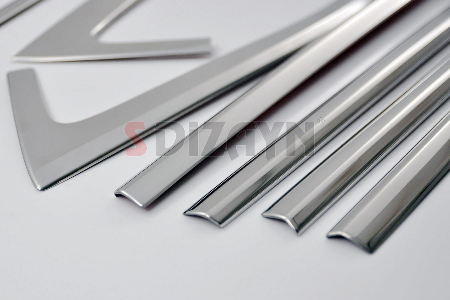 S-Dizayn Skoda Superb Krom Cam Çerçeve Seti 12 Prç 2015-2023 A+ Kalite