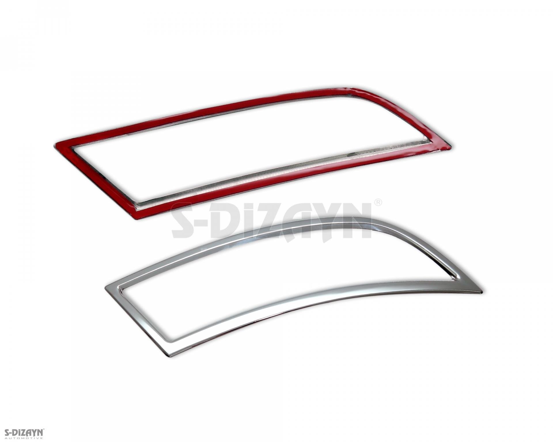 S-Dizayn Skoda Superb Krom Egzoz Çıkışı 2 Parça 2015-2019