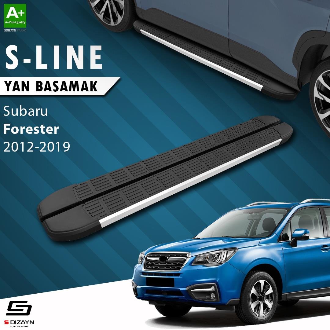 S-Dizayn Subaru Forester 4 S-Line Aluminyum Yan Basamak 183 Cm 2012-2019 A+ Kalite