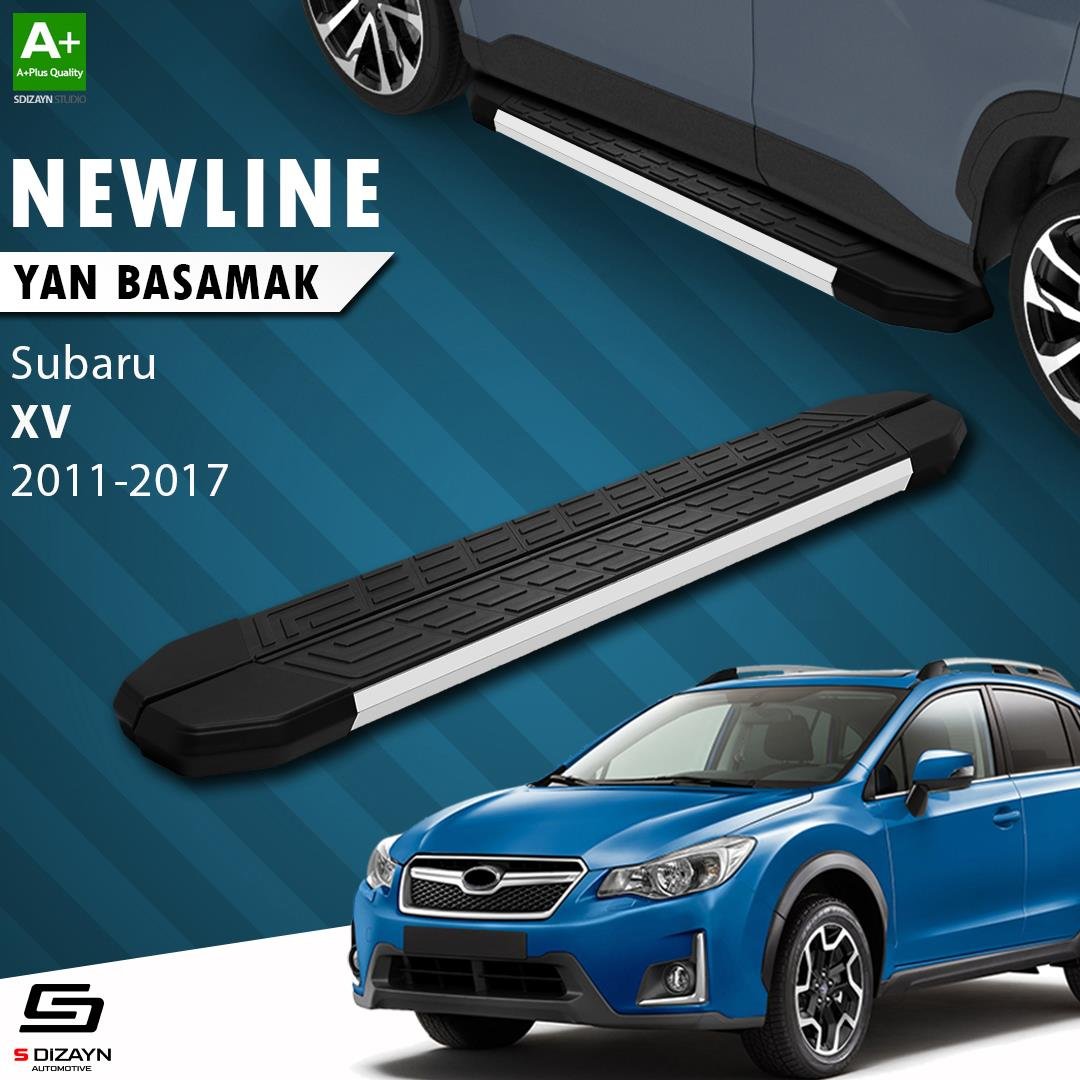 S-Dizayn Subaru XV NewLine Aluminyum Yan Basamak 173 Cm 2011-2017 A+ Kalite