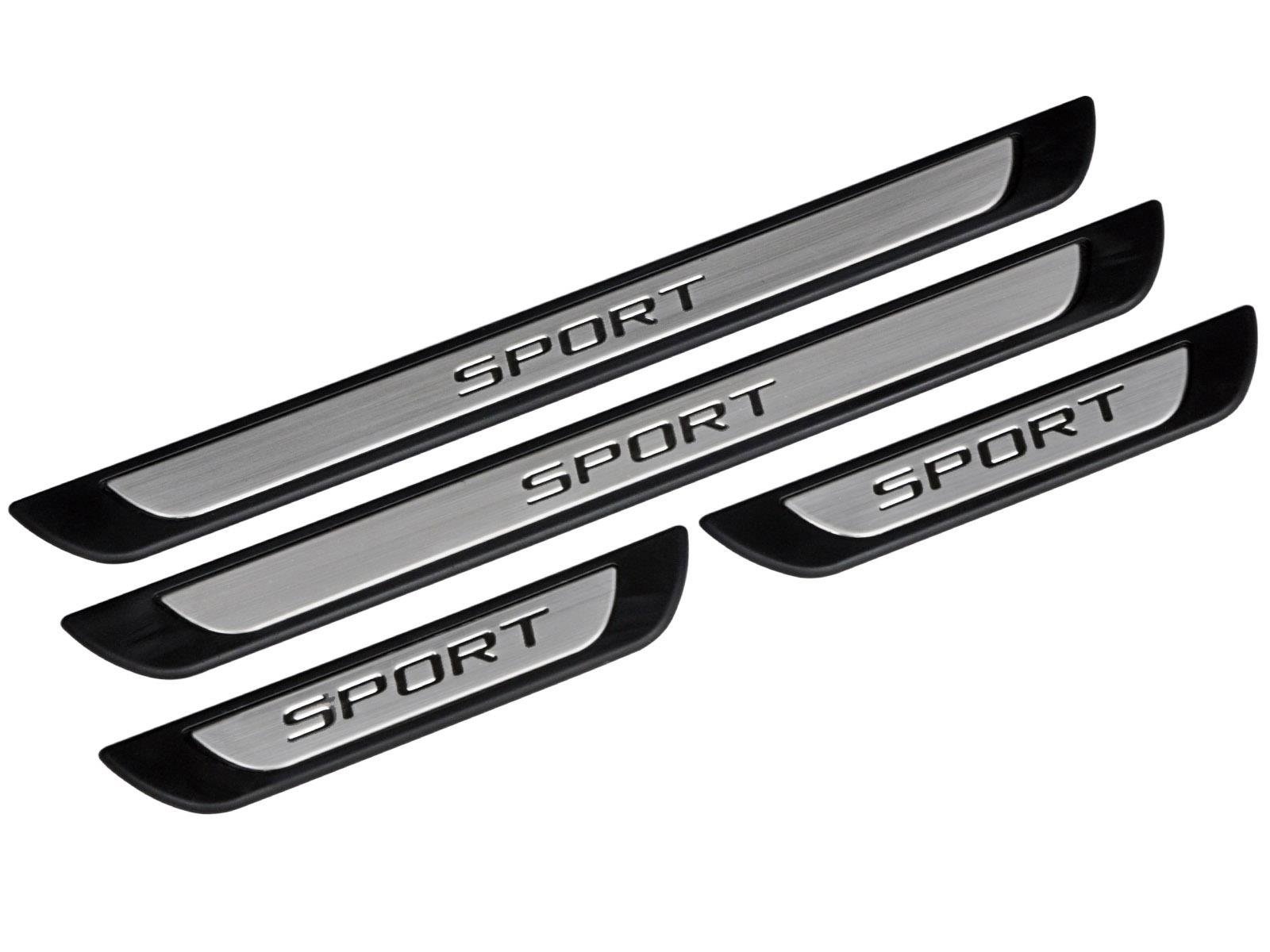 S-Dizayn Toyota Corolla E120, E130 SD Krom Kapı Eşik Koruması Sport Line 2002-2007 4 Parça