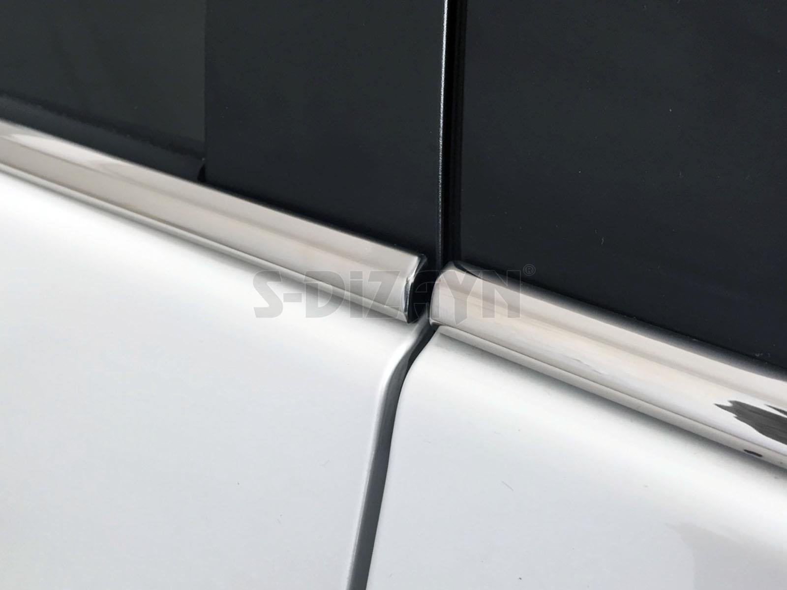 S-Dizayn Toyota Corolla Krom Cam Çerçevesi 8 Prç. 2013-2018 A+ Kalite