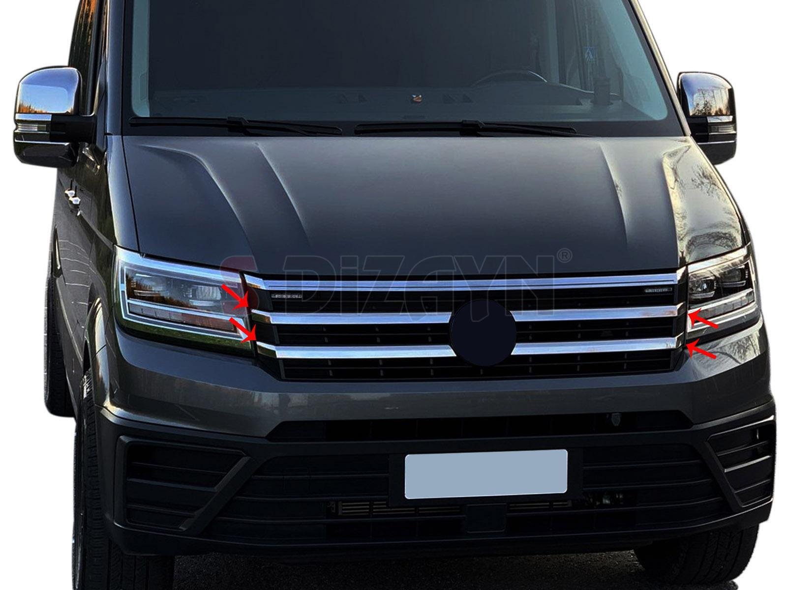 S-Dizayn VW Crafter Krom Ön Panjur 4 Prç 2017 Üzeri