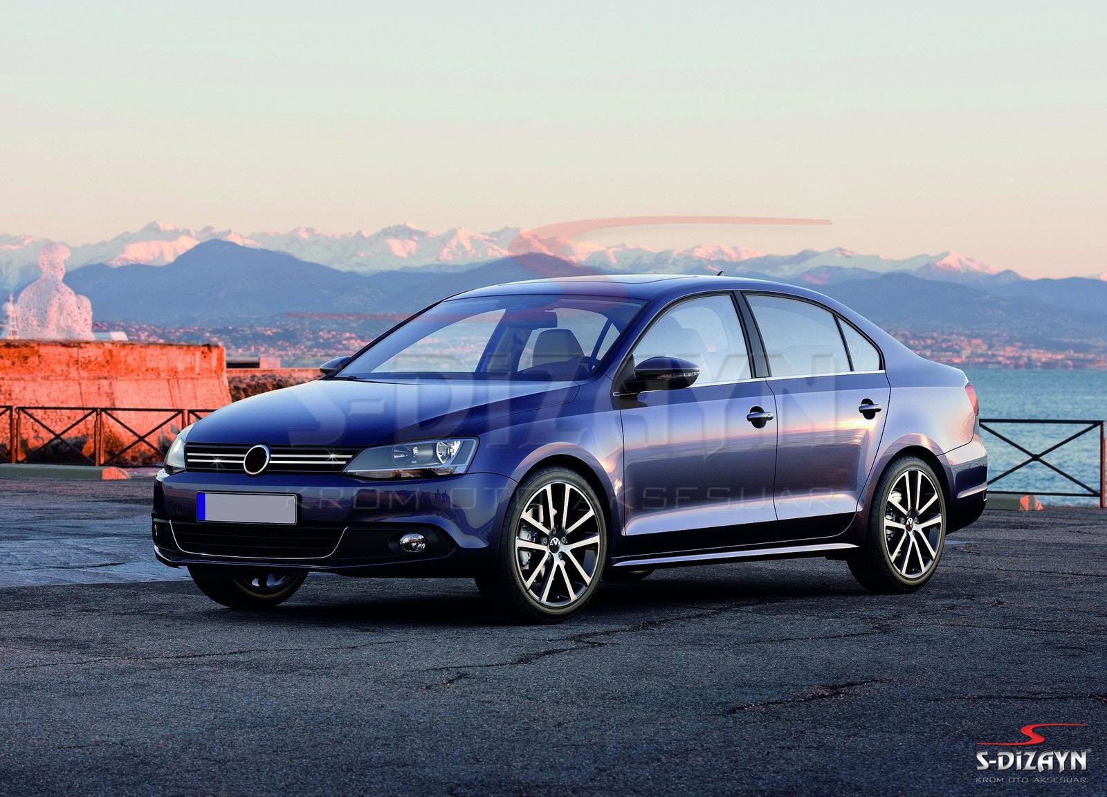 S-Dizayn VW Jetta Krom Ön Panjur 4 Prç. 2011-2014