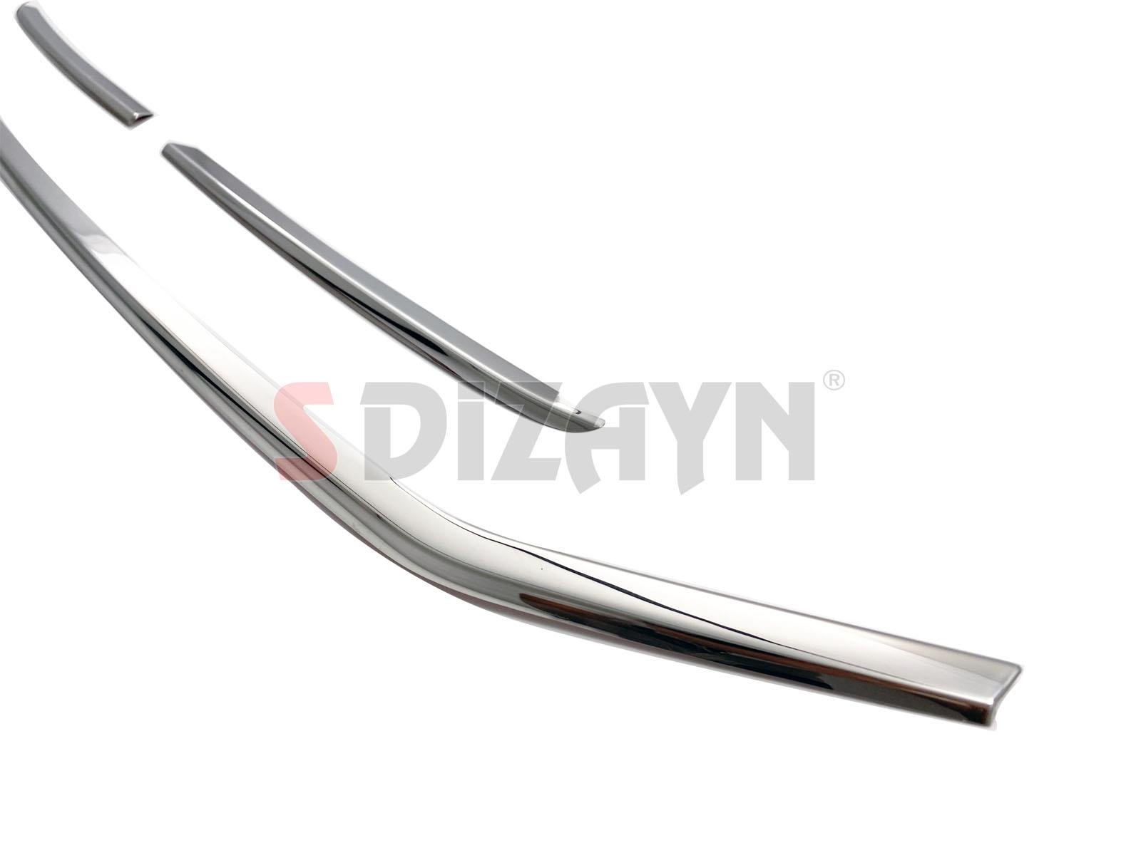 S-Dizayn VW Jetta Krom Ön Tampon Çıta 3 Prç. 2014-2019